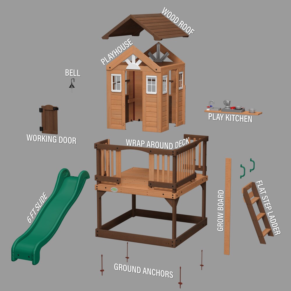 Backyard Discovery 2102316COM playhouses - View #13