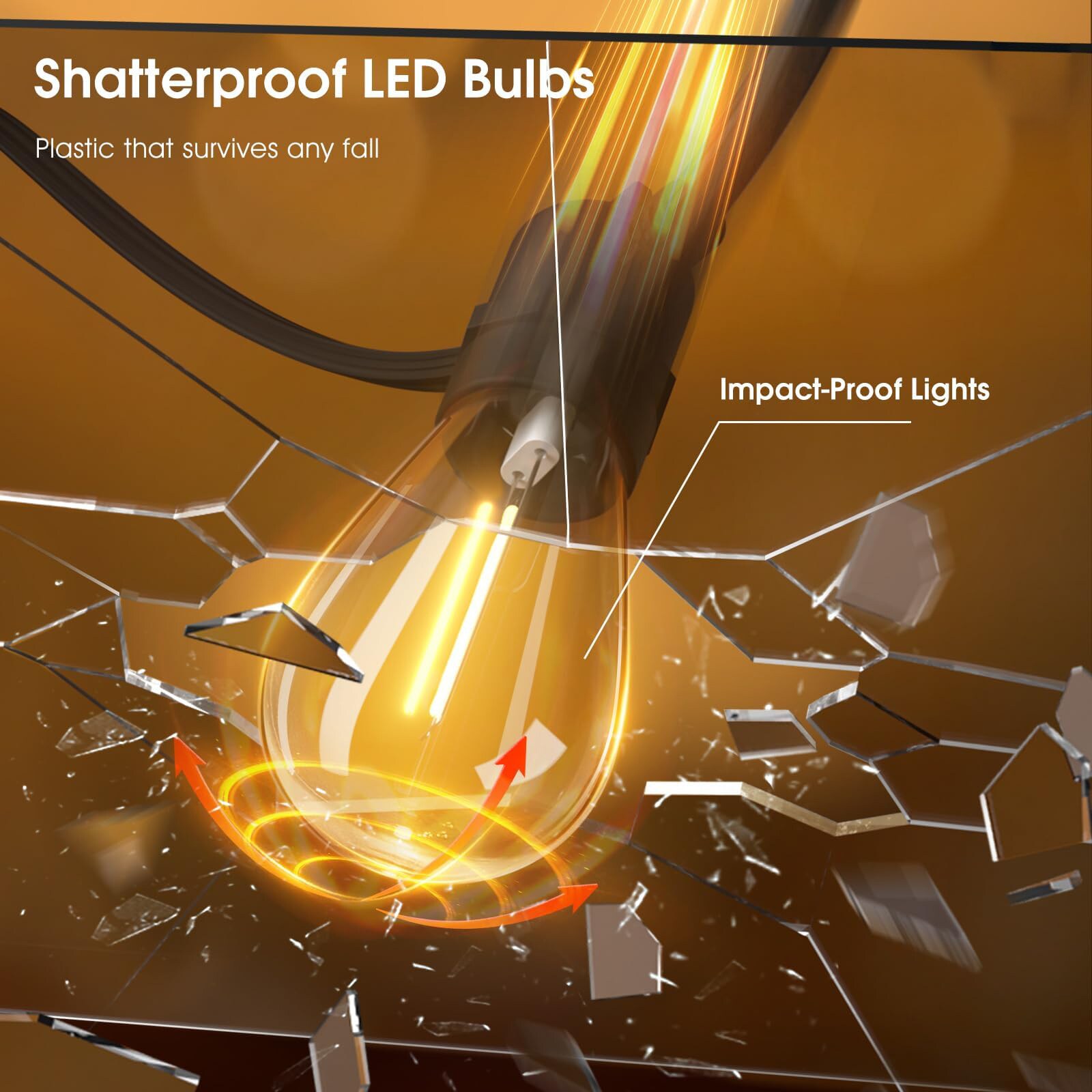 Afoxsos LAF0121L11 Patio-String-Lights - View #5