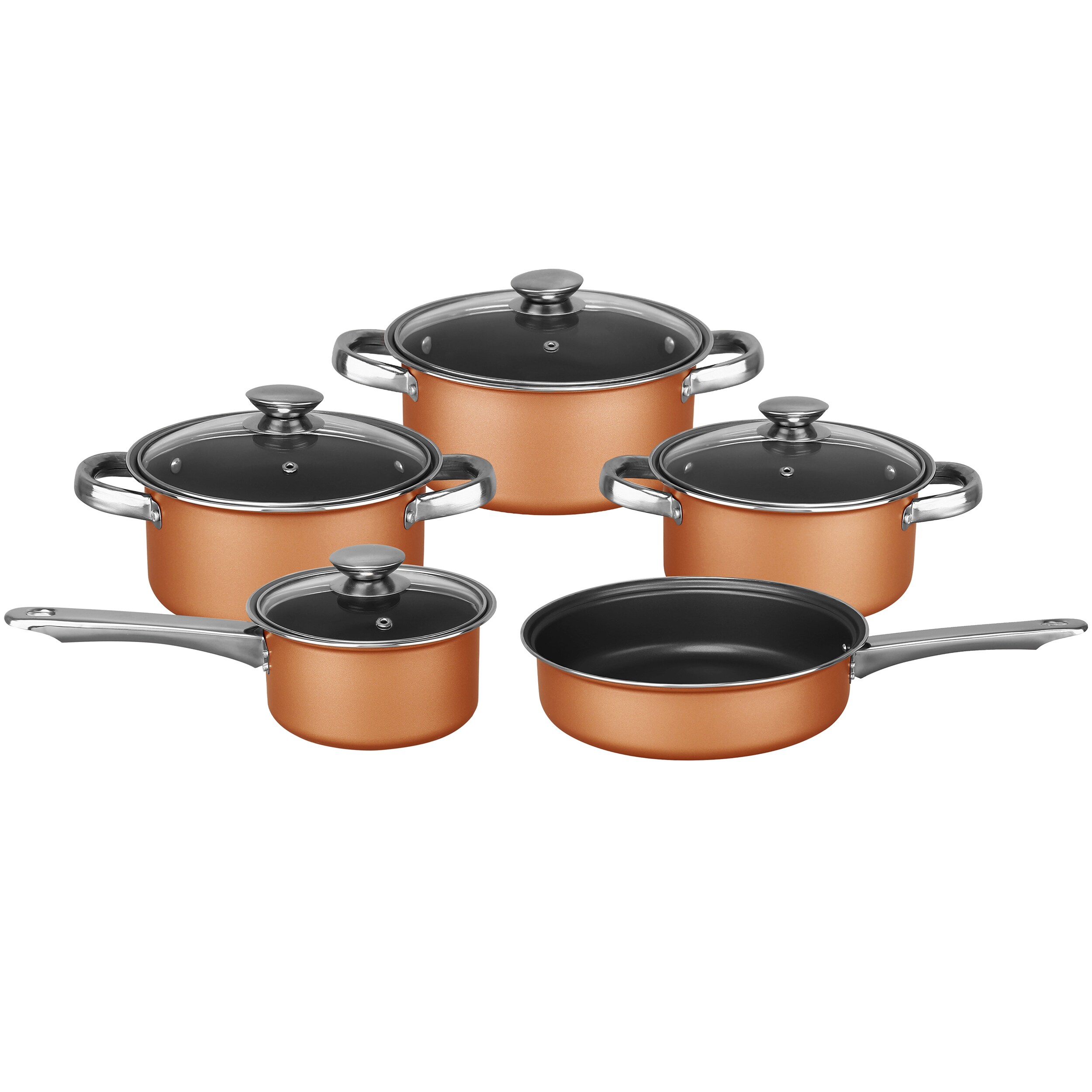 Brentwood 10 Nonstick Induction Copper Frying Pan