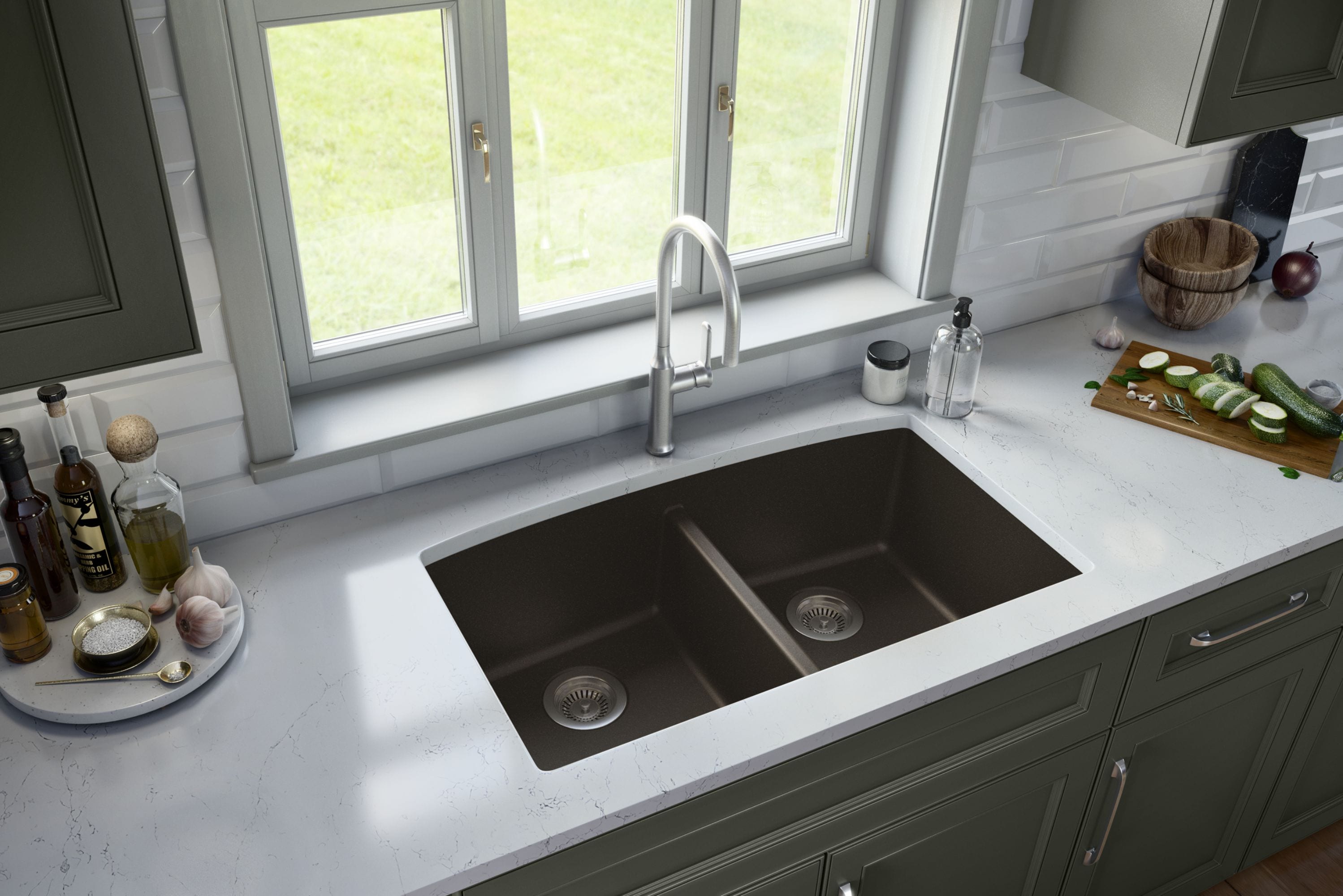 Karran QU-710-BR-PK1 Kitchen-Sinks - View #3
