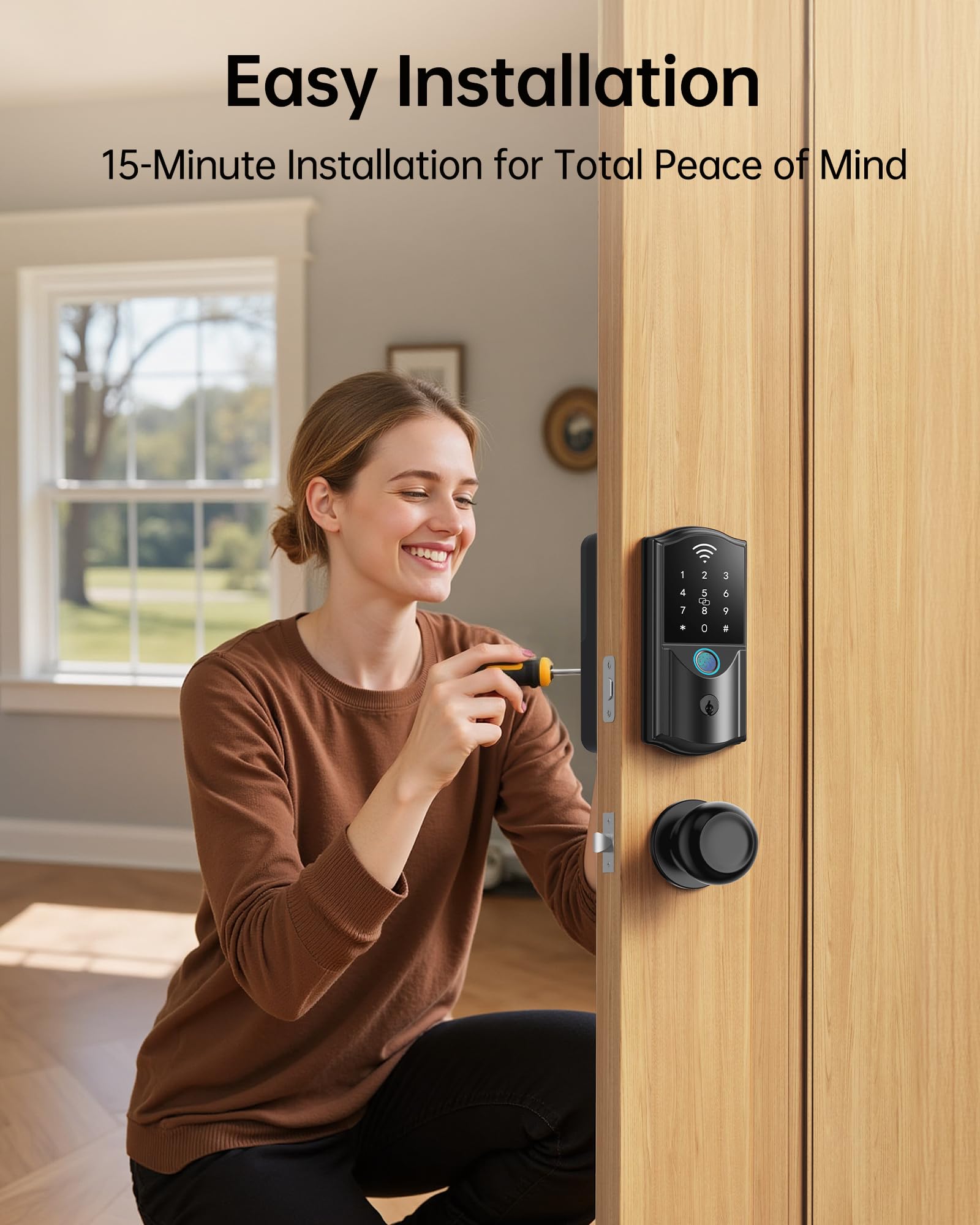 Adrinfly LAD0805D175 Door-Deadbolts - View #9