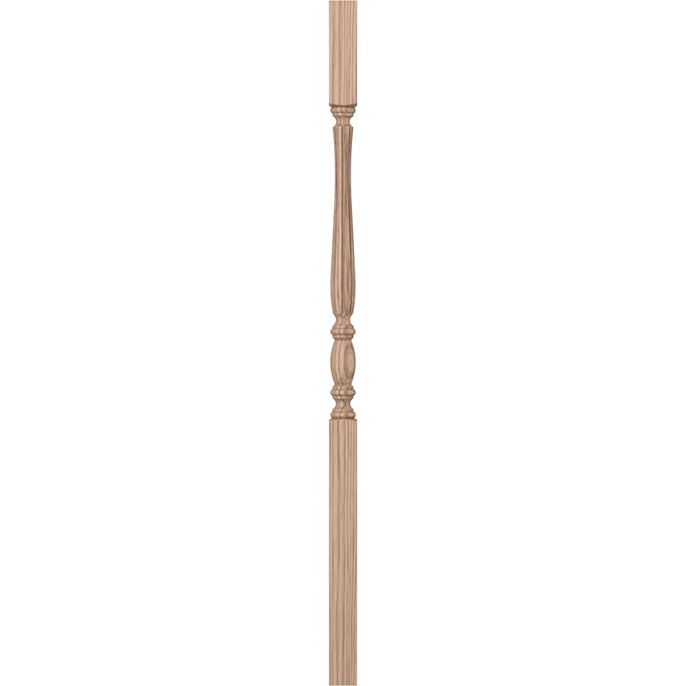 L.J. Smith Stair Systems LJF-2105-HK 42 42-in x 1.75-in Unfinished Hickory Square Top Stair Baluster