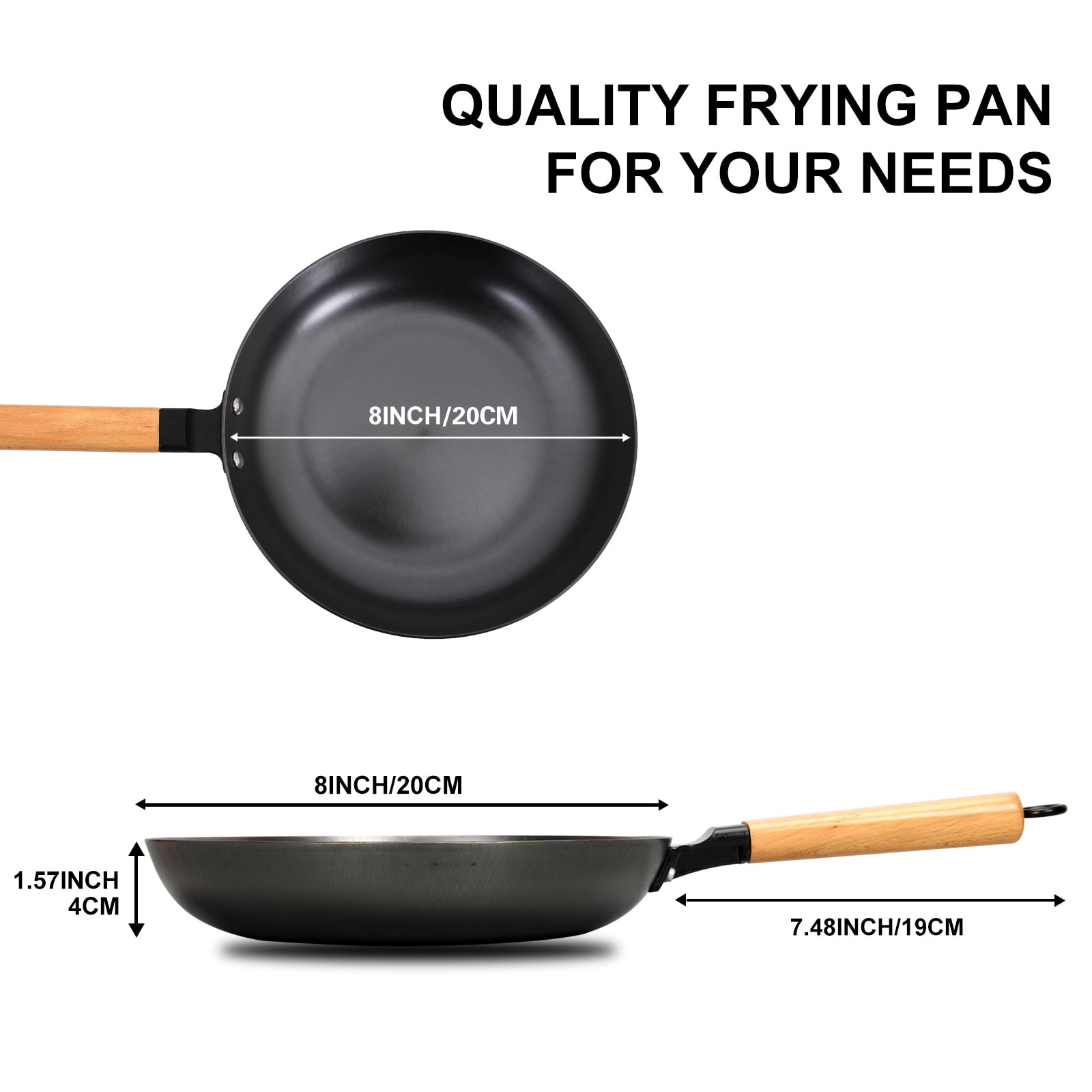 LTMATE LSNR-0810-BLK Cooking-Pans-Skillets - View #2