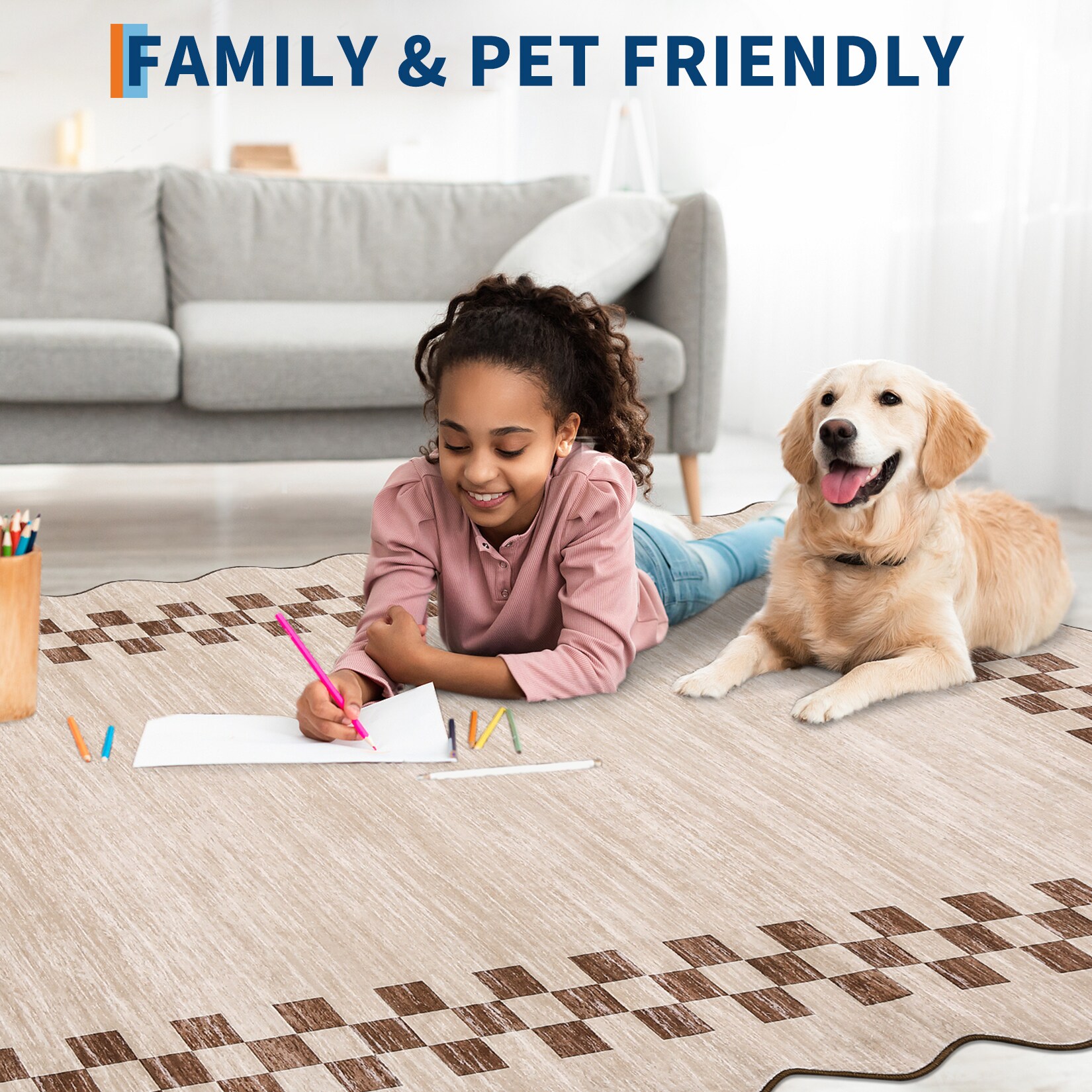 Qeetex SUNNY-PHK-343RP37R rugs - View #6