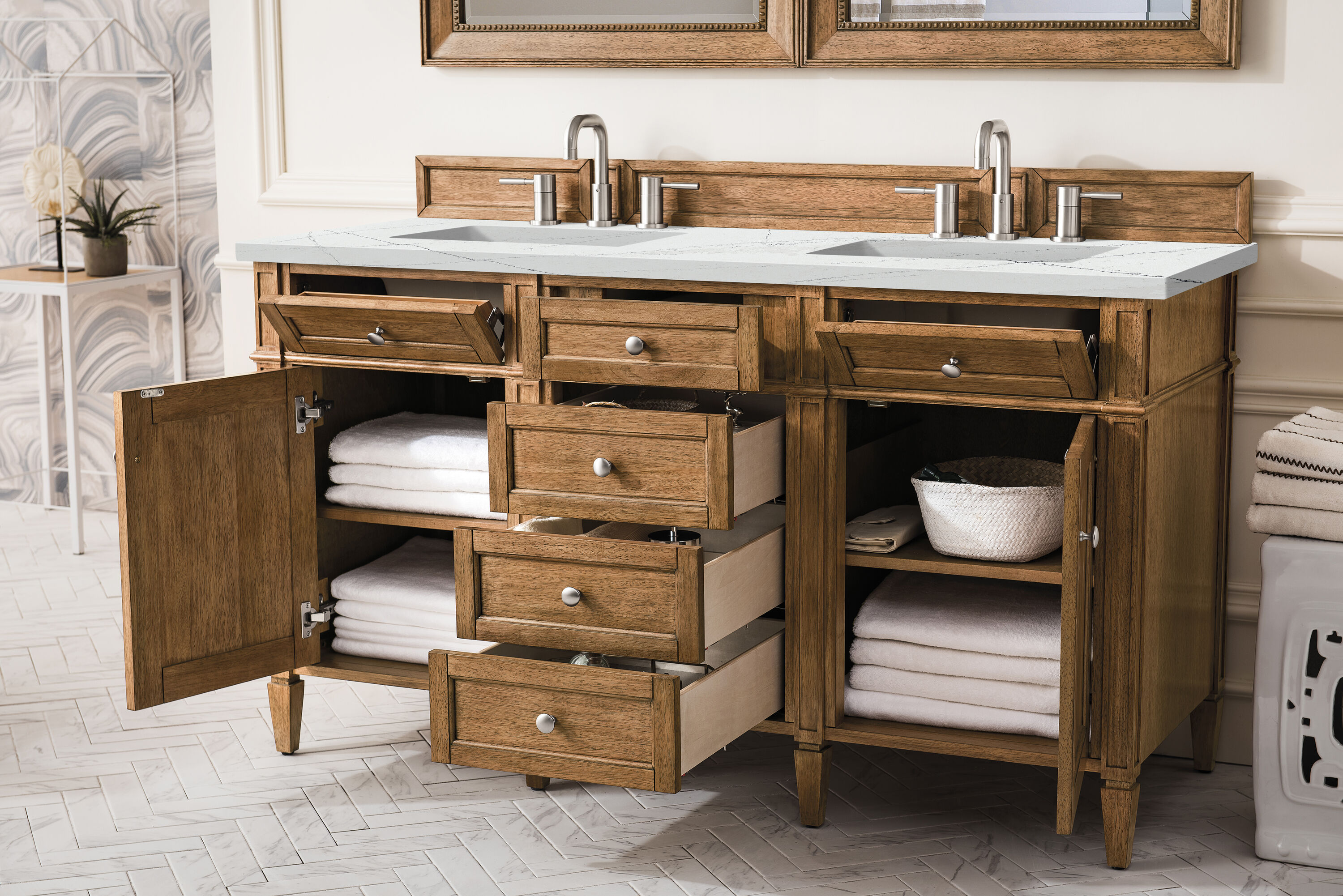 James Martin Vanities 650-V60D-SBR-FENC Bath-Vanity-Combo - View #7