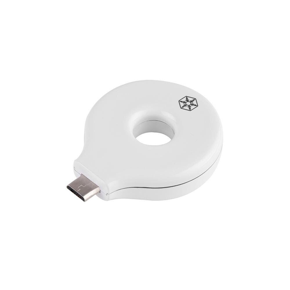 SilverStone SVSTT1839  Technologies QIR01W-M Qi Wireless Charging Receiver for Micro USB, White
