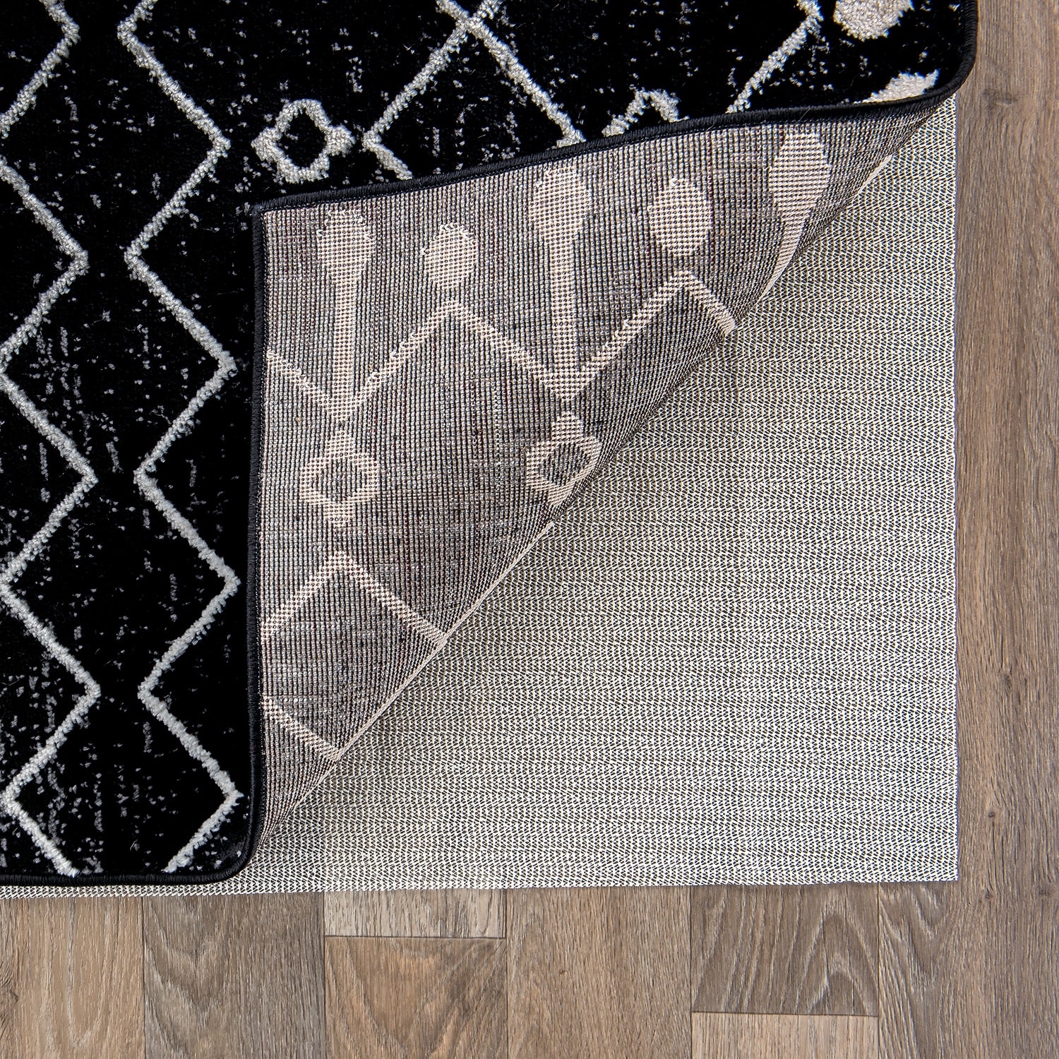 World Rug Gallery RP21S6X9 FLOORGUARD 6 x 9 (ft) Rectangular PVC Non-Slip Rug Pad