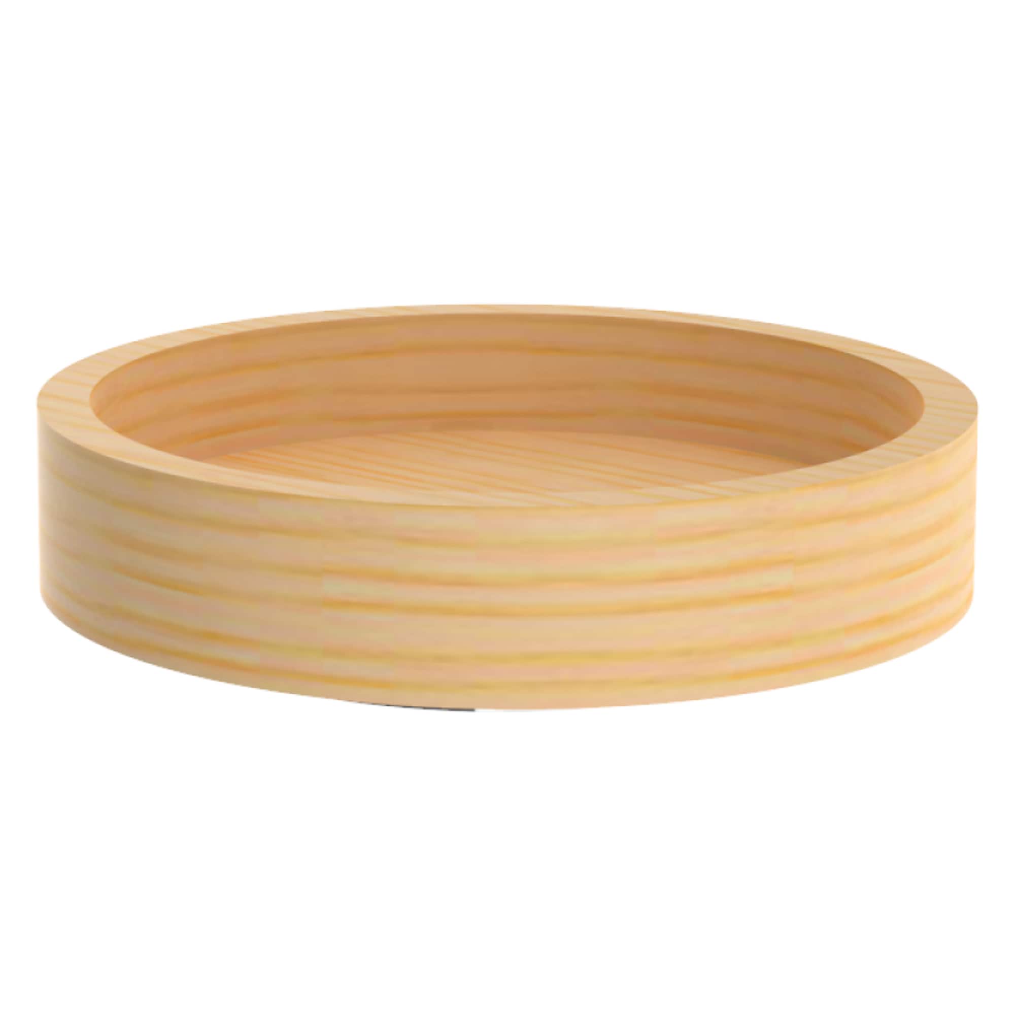 Rev-A-Shelf 299685 1 -Tier Light Brown Maple Wood Full circle Cabinet Lazy Susan
