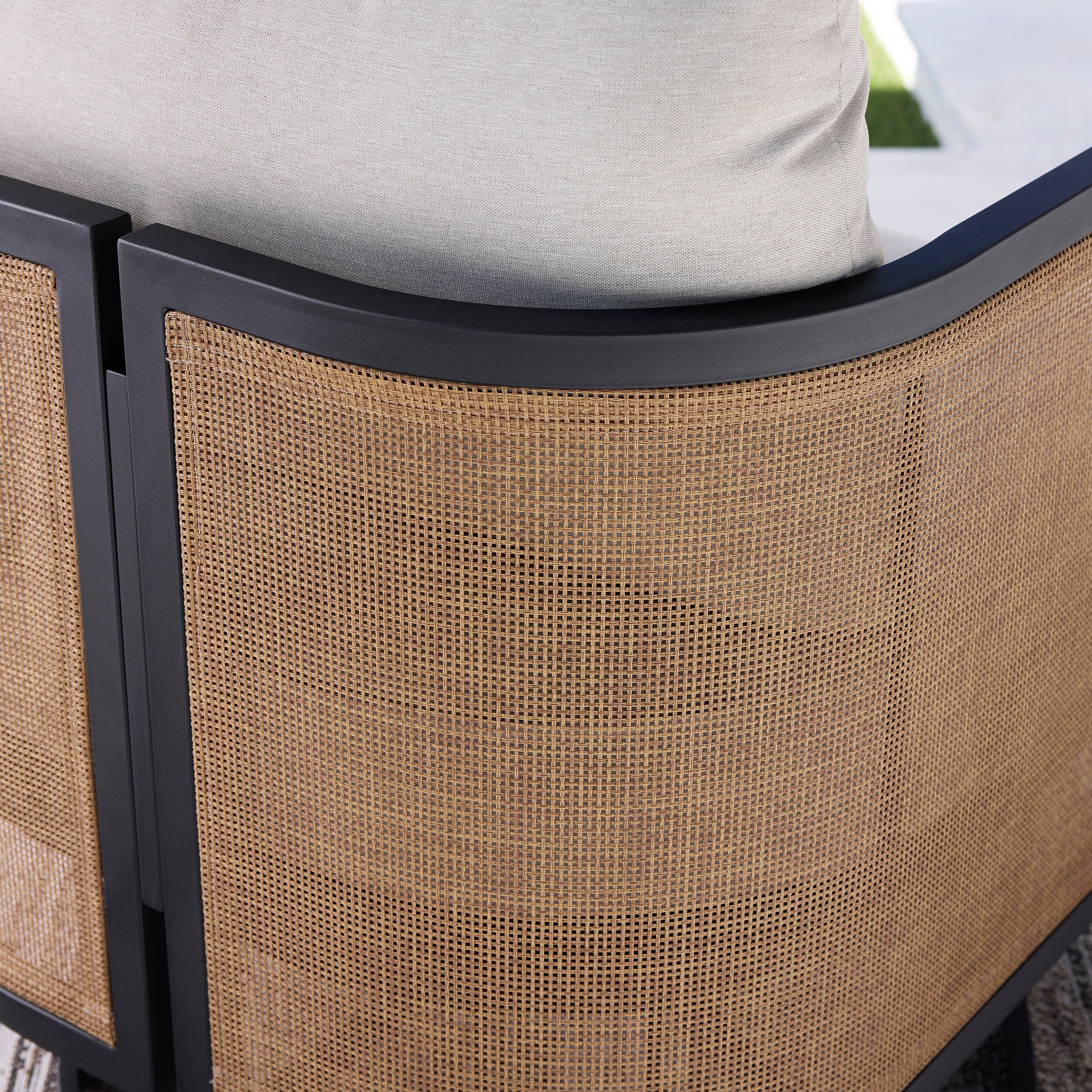 Origin 21 Chandler 3-Piece Patio Conversation Set with Cream Cushions