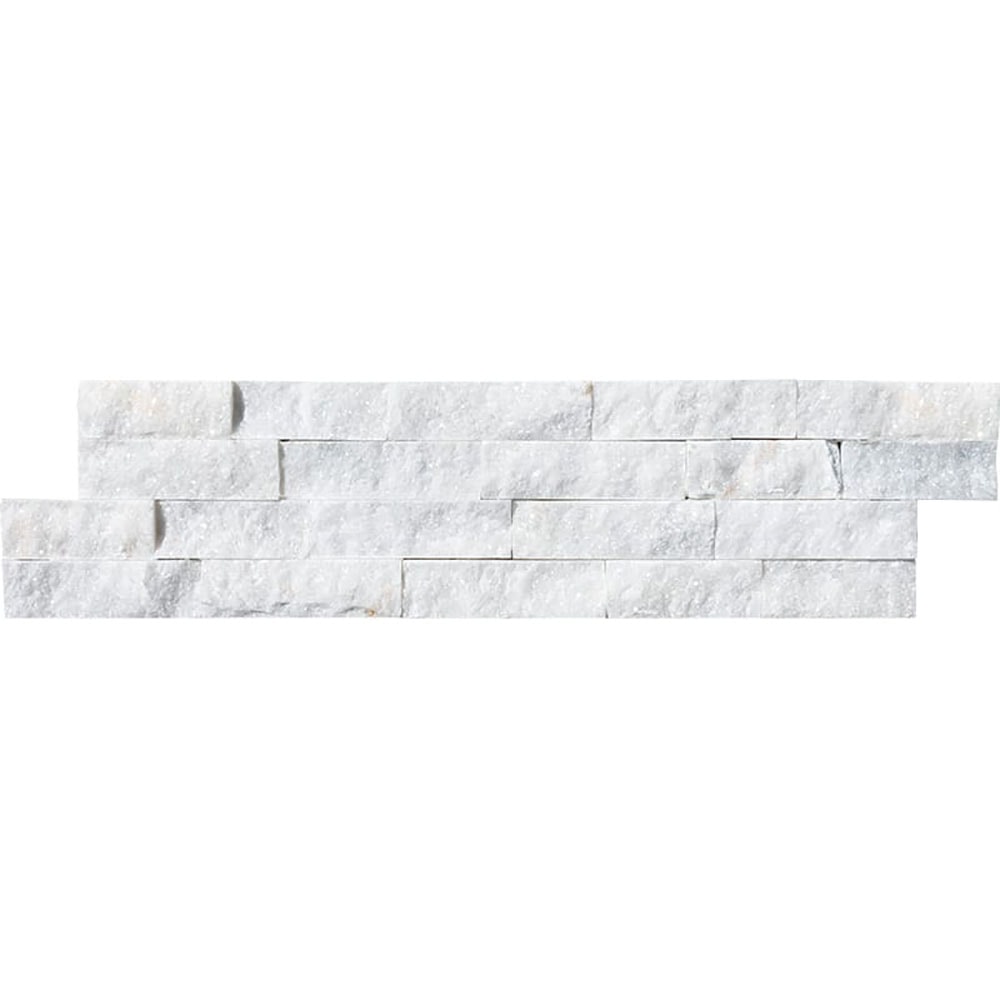 Marble Systems 100068 Ledger Stone Avalon 5-in x 25-in Brushed Natural Stone Marble Scale Floor and Wall Tile (8-sq. ft/ Carton)
