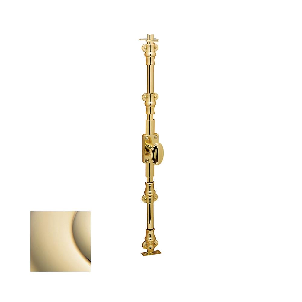 Baldwin TPNTD36701  8106003CVR Ornamental Cremone Bolt, Lifetime Polished Brass- Cover Only