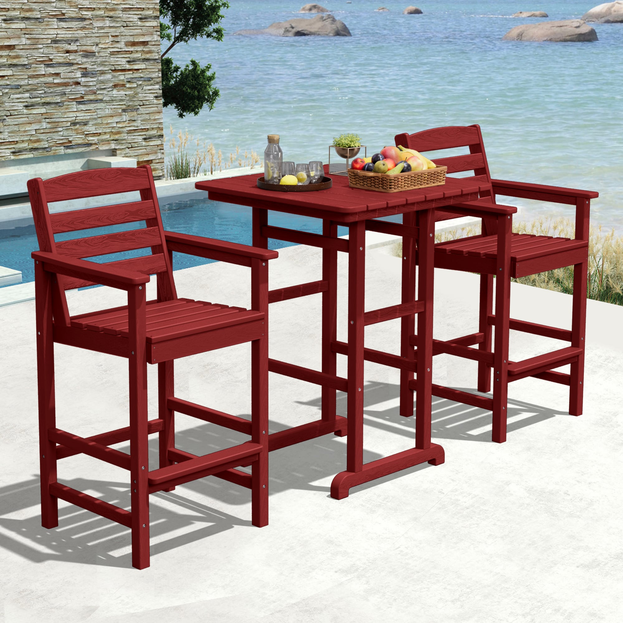 VOUA GBY03-RD Patio-Conversation-Sets - View #8