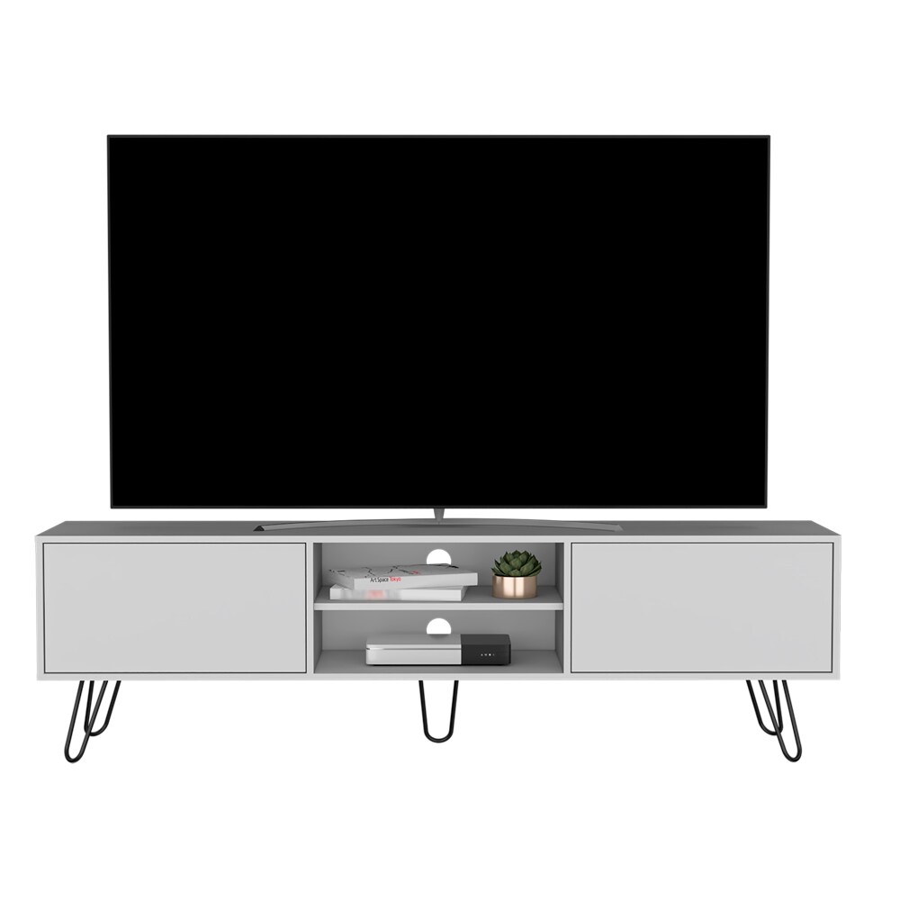 LUXEYARD Tv Stand Franklin Living Room White in the TV Stands ...