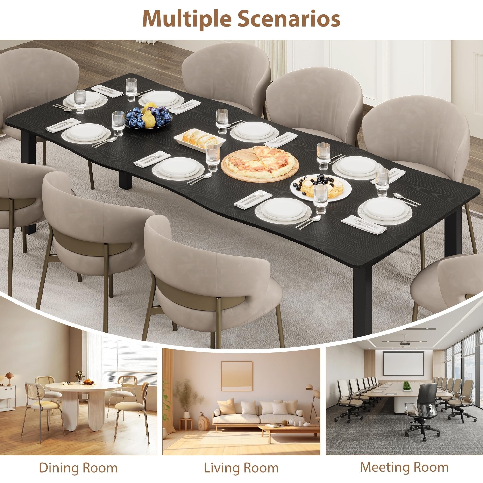 GarveeLife LROY-PHK-35C9ED6T Dining-Tables - View #4