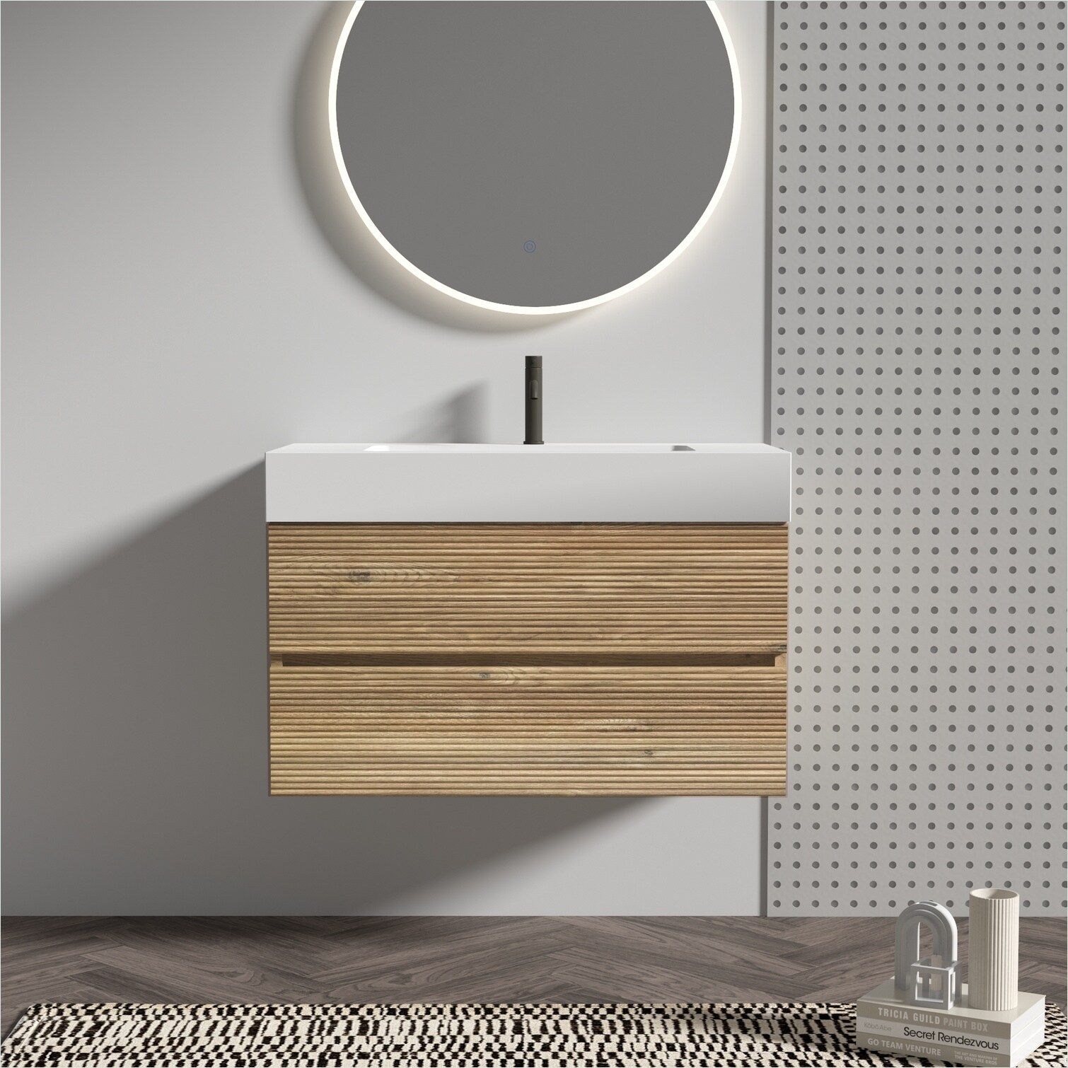 Naturefalls 40XBEP7BRNH3 Bath-Vanity-Combo - View #2