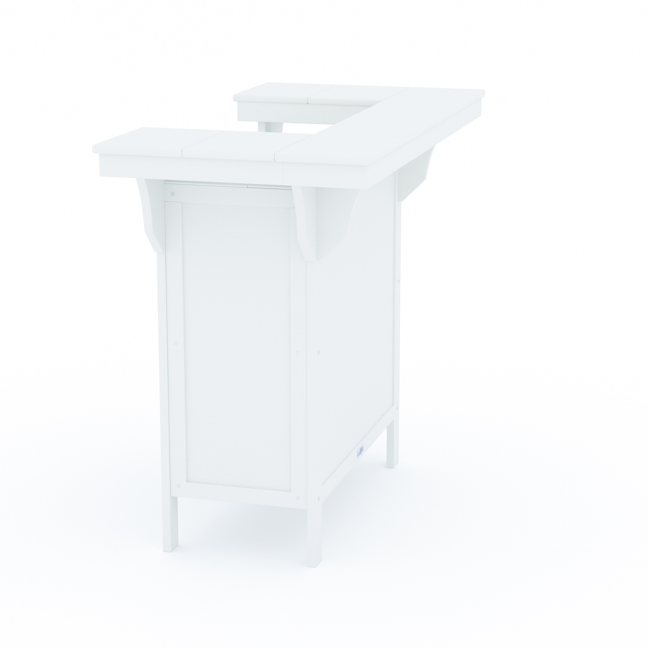 LuXeo 1660-WHT2-SBC Patio-Bars - View #5