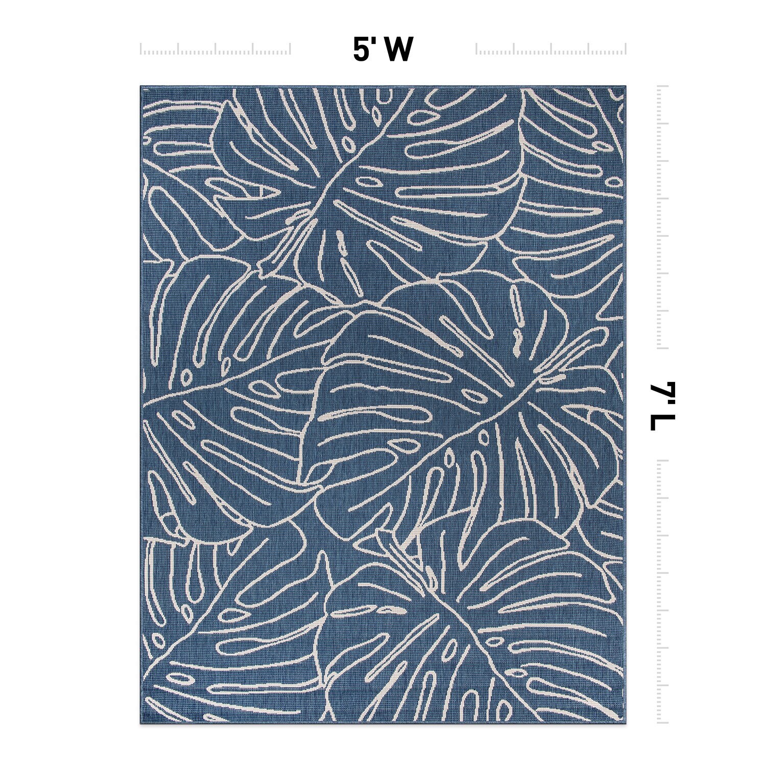 World Rug Gallery 4031BLUE5X7 rugs - View #2