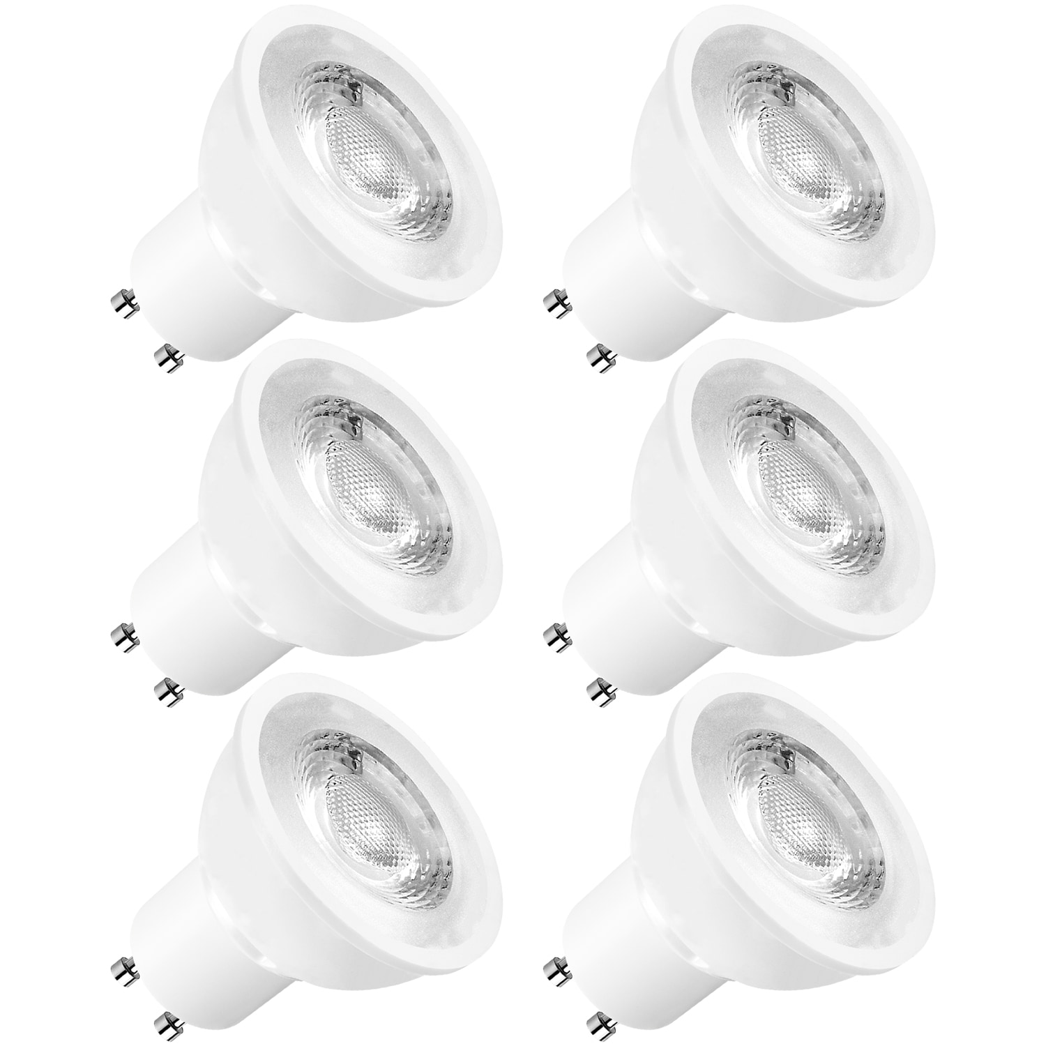 rekenkundig methodologie Heerlijk Luxrite 50-Watt EQ LED Mr16 Cool White Gu10 Pin Base Dimmable Spotlight  Light Bulb (6-Pack) in the Spot & Flood LED Light Bulbs department at  Lowes.com