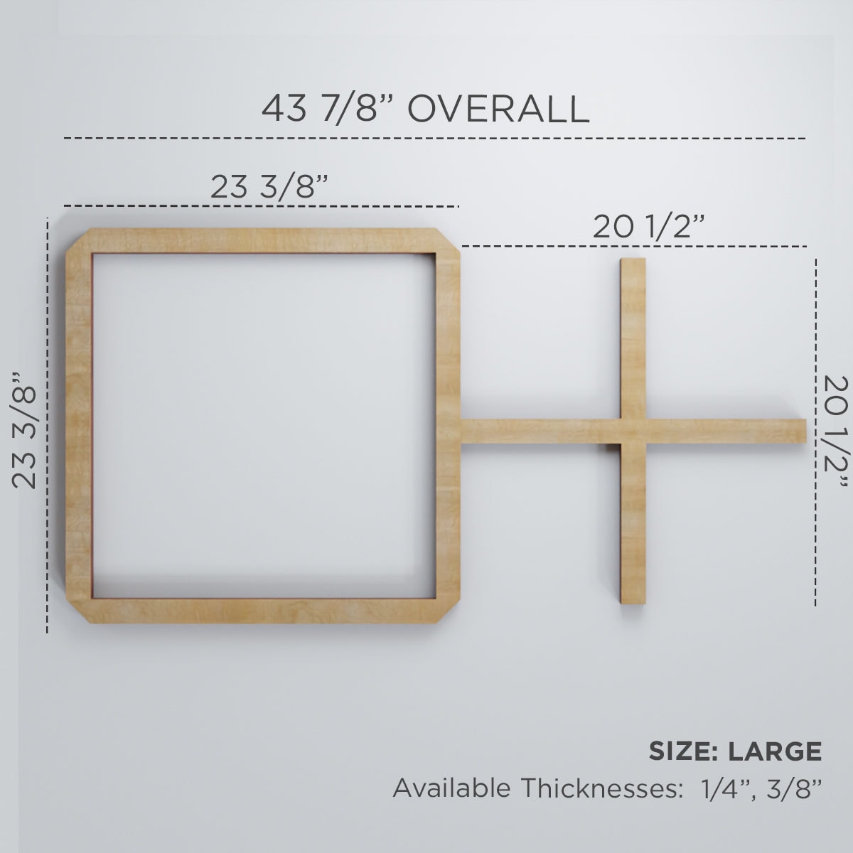Ekena Millwork WALW24X24X0250BURWA Wall-Panels - View #3