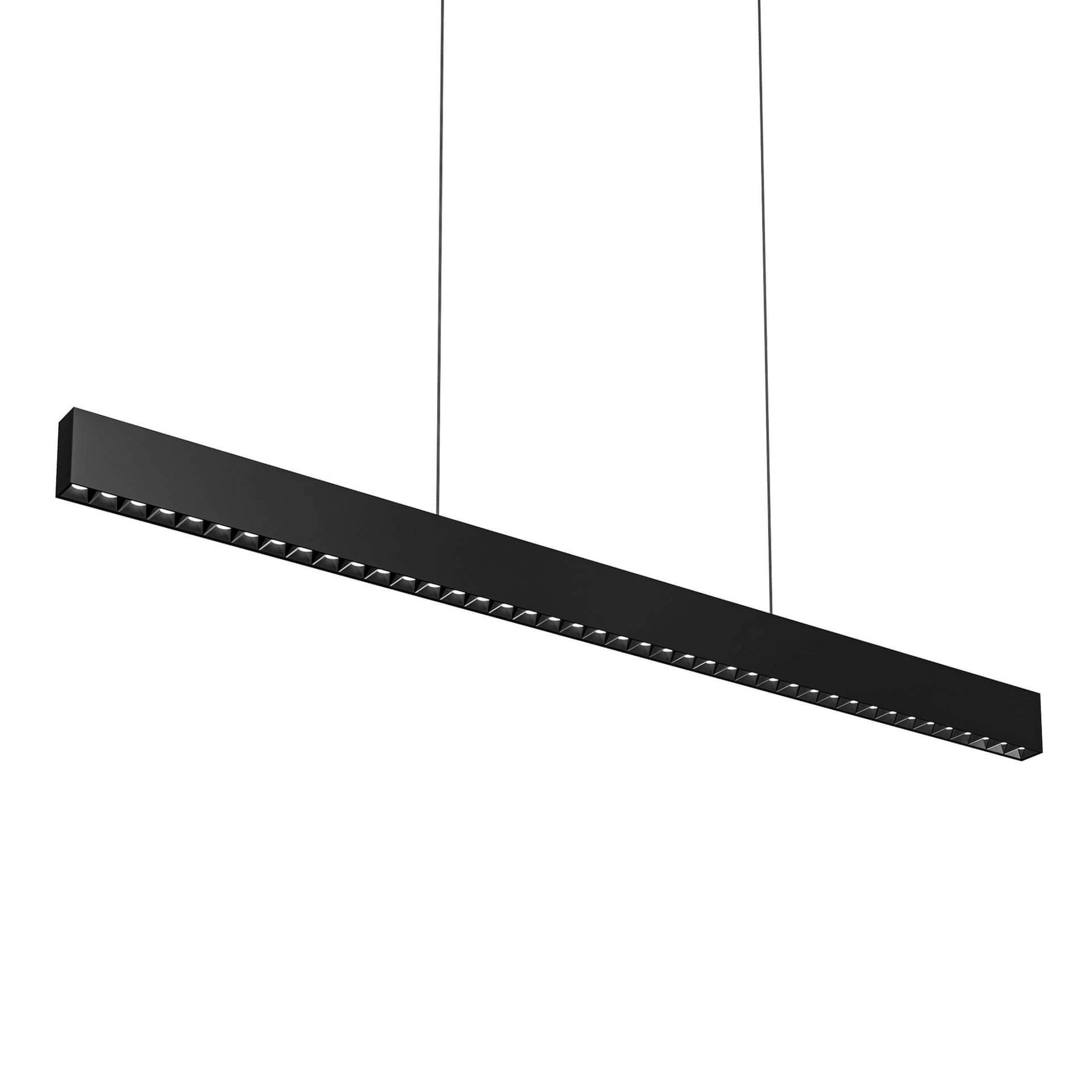 DALS Lighting MSLPD48-CC-BK Pinpoint 48 -Light Black Modern/contemporary Linear Integrated LED Large Hanging Pendant light