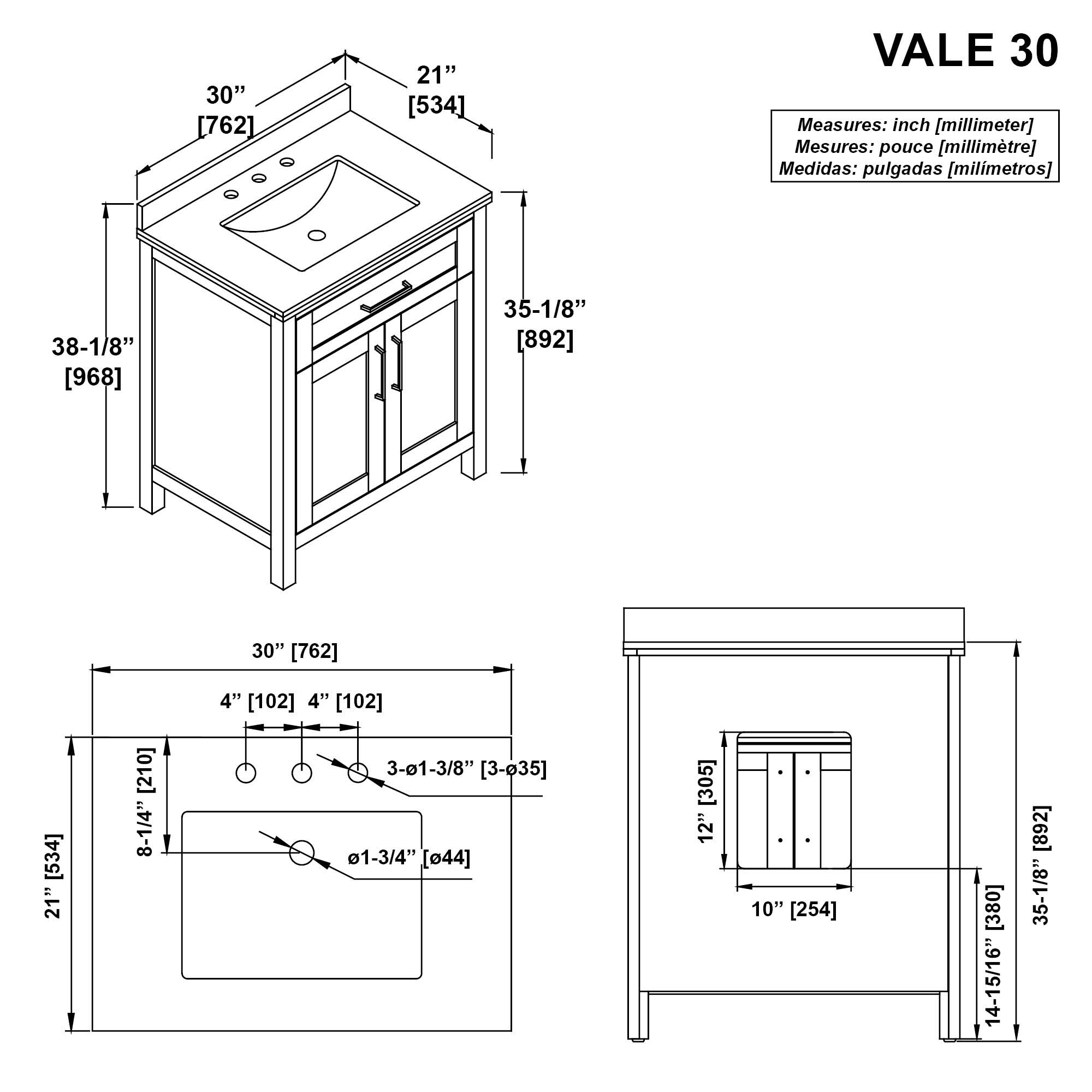 allen + roth Vale 30-in Dove Gray Undermount Single Sink Bathroom ...