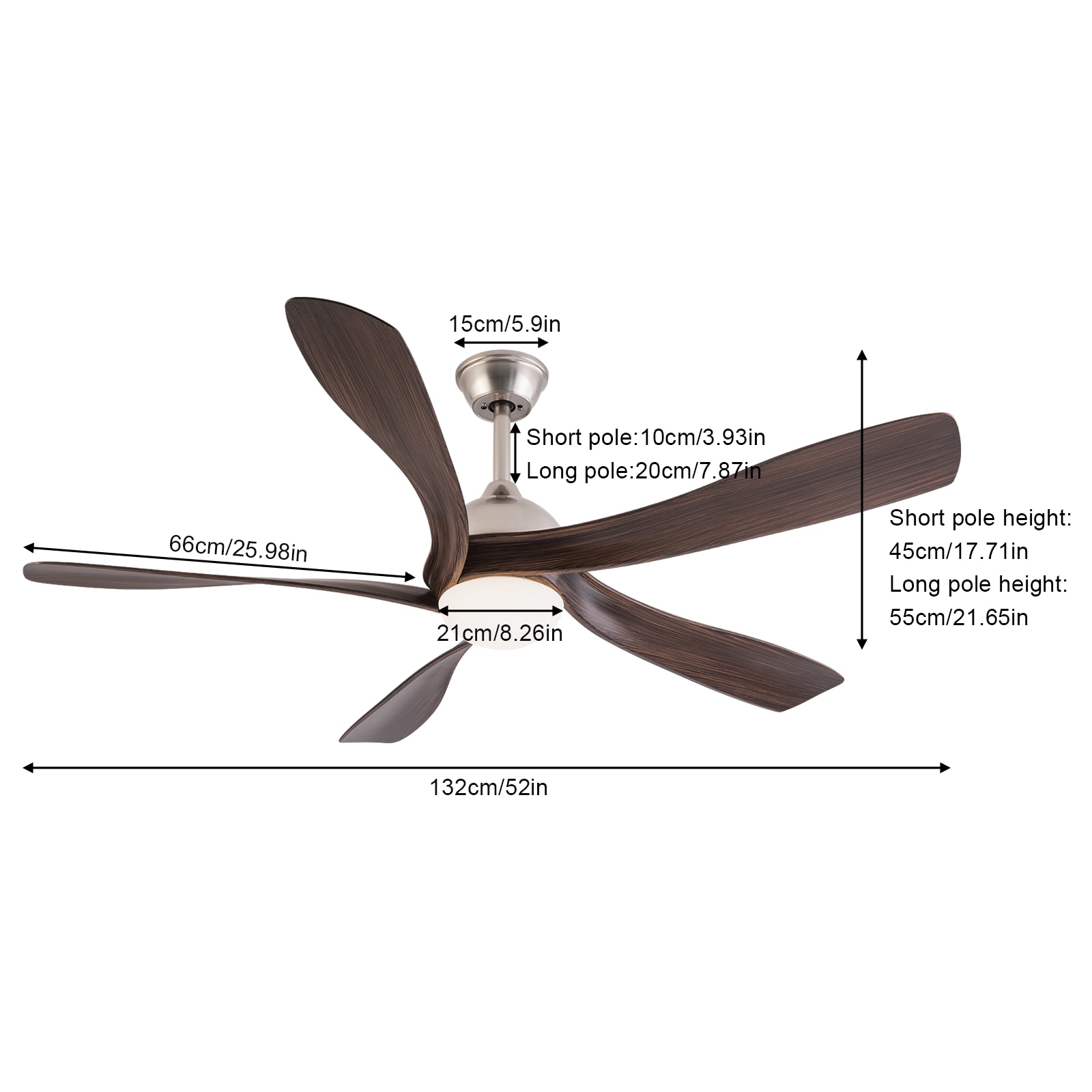 Oukaning JZUCOD-01130099 Ceiling-Fans - View #4