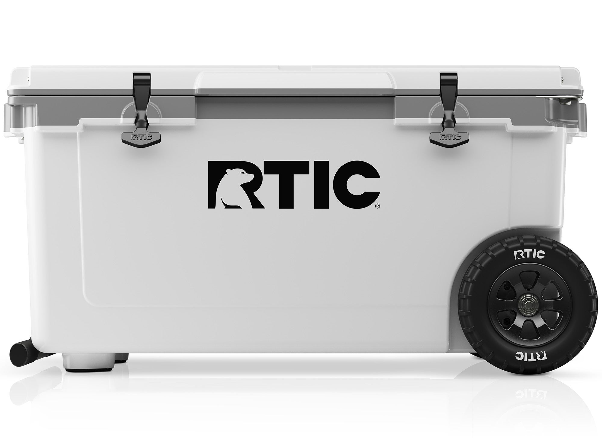 RTIC Outdoors Ultra Light Dark Grey/Cool Grey 72-Quart Wheeled Insulated Chest Cooler 19741 Sansujyuku sansujyuku.com