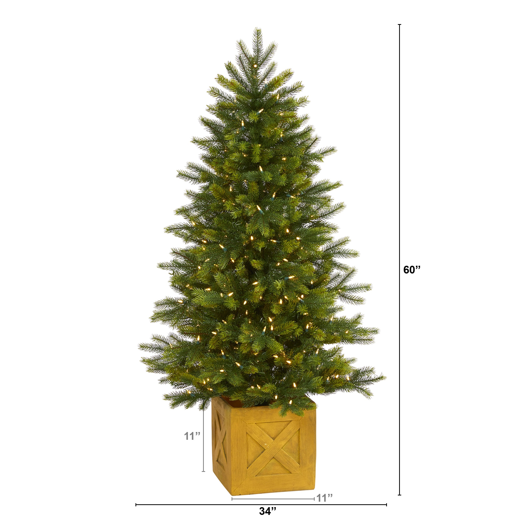 Nearly Natural T1572 Artificial-Christmas-Trees - View #3