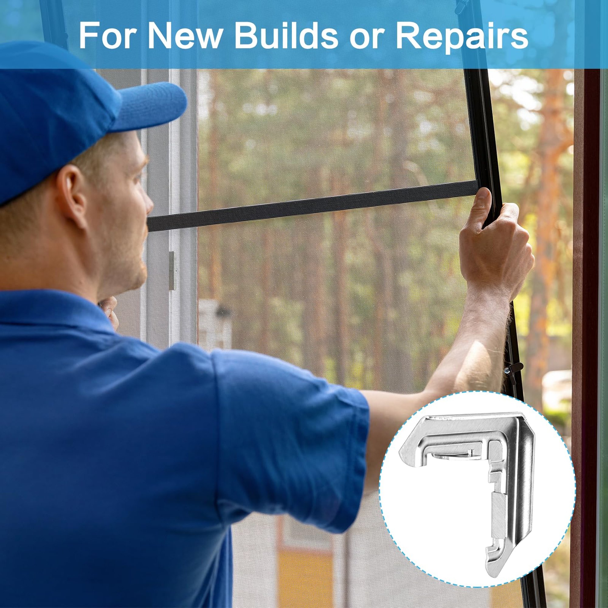 Numhew NHBEN539019 Window-Screen-Frame-Corners - View #6