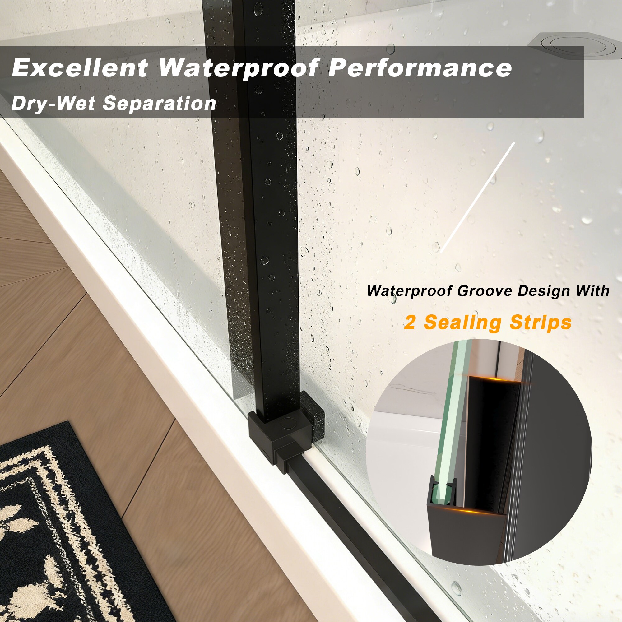 LUXEYARD DS-X-225-SHOOR14 Shower-Doors - View #8
