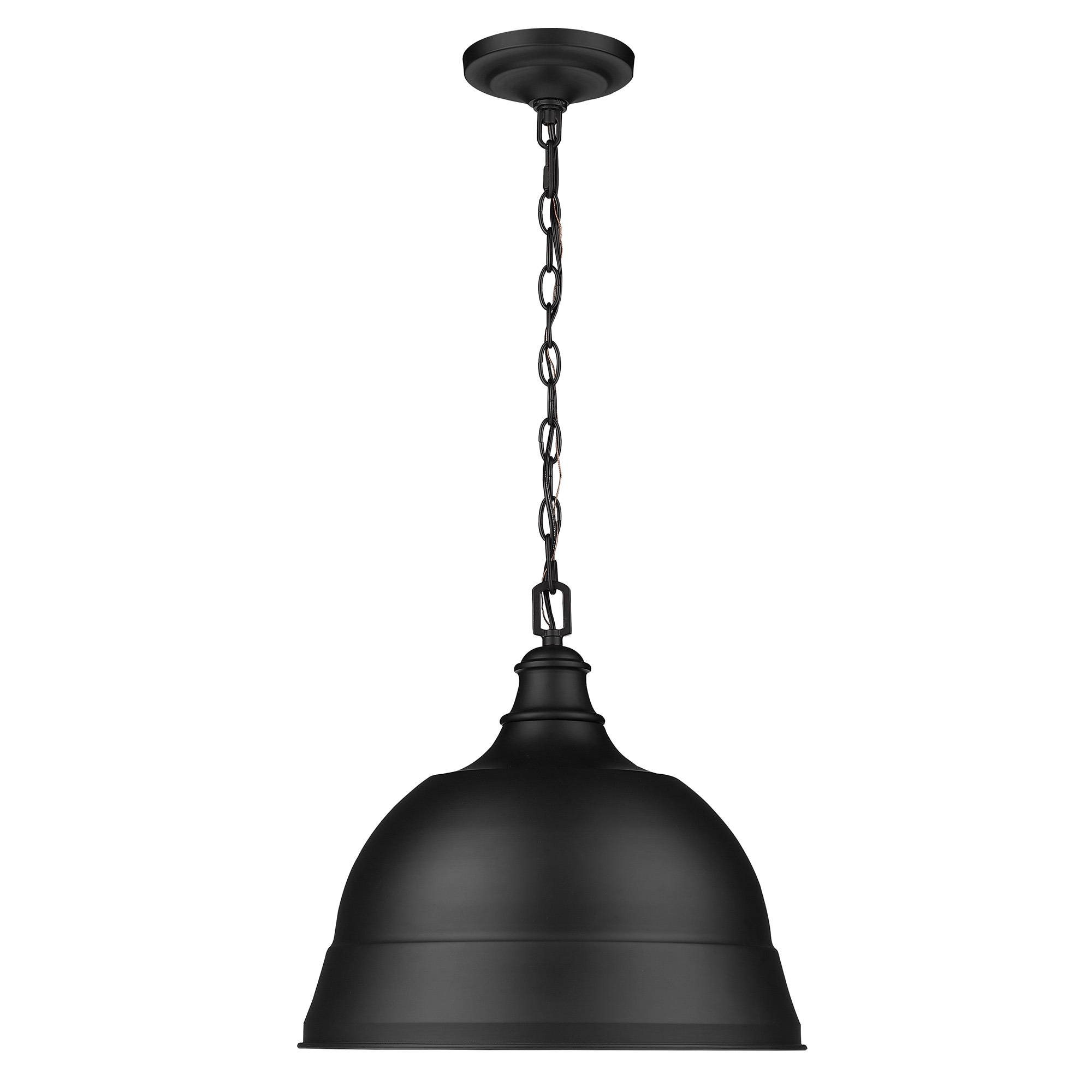 Golden Lighting 7313-L BLK Pendant-Lights - View #2