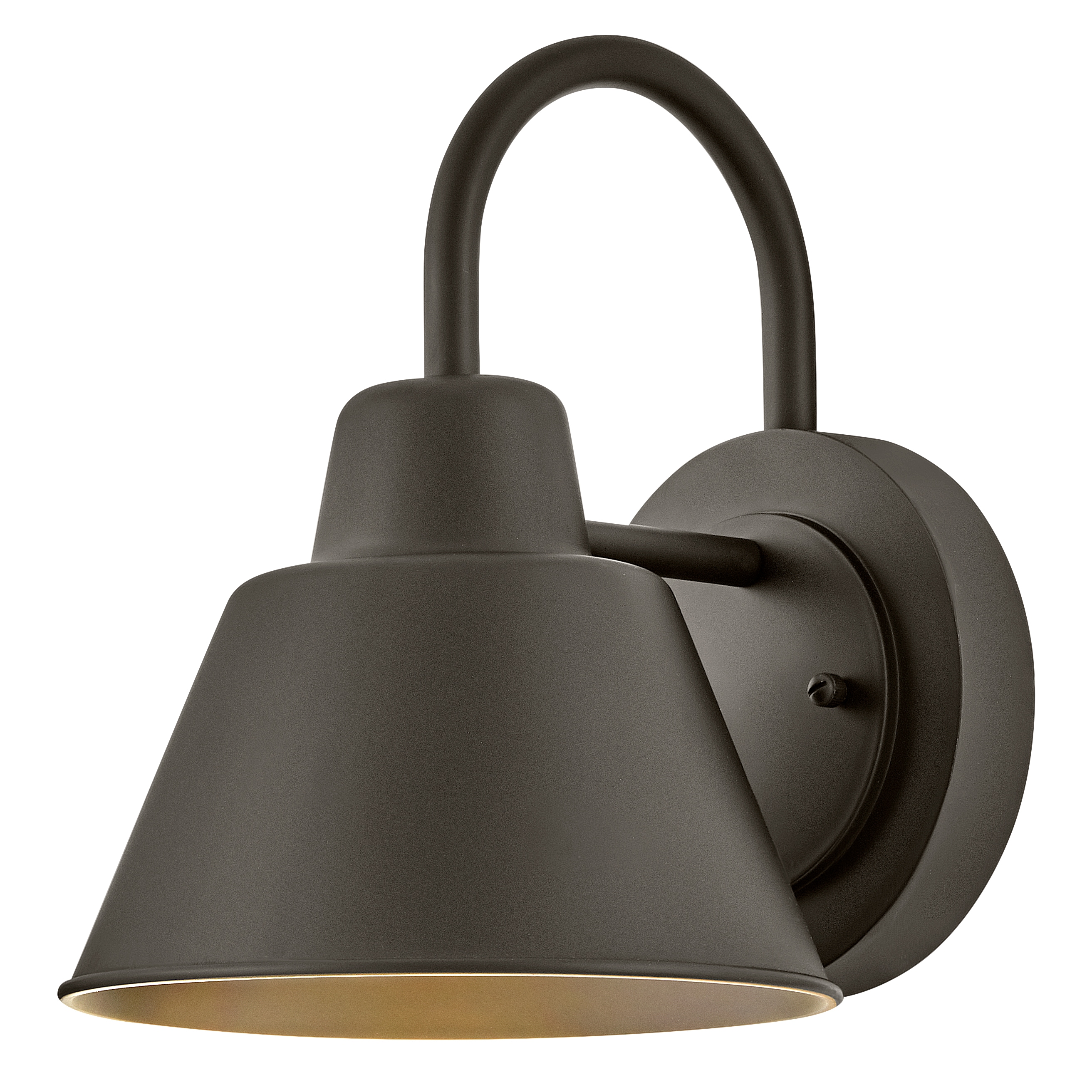 Lark 81220OZ Wes 1 -Light 10.5-in H Oil-rubbed Bronze Hardwired Outdoor Wall Light