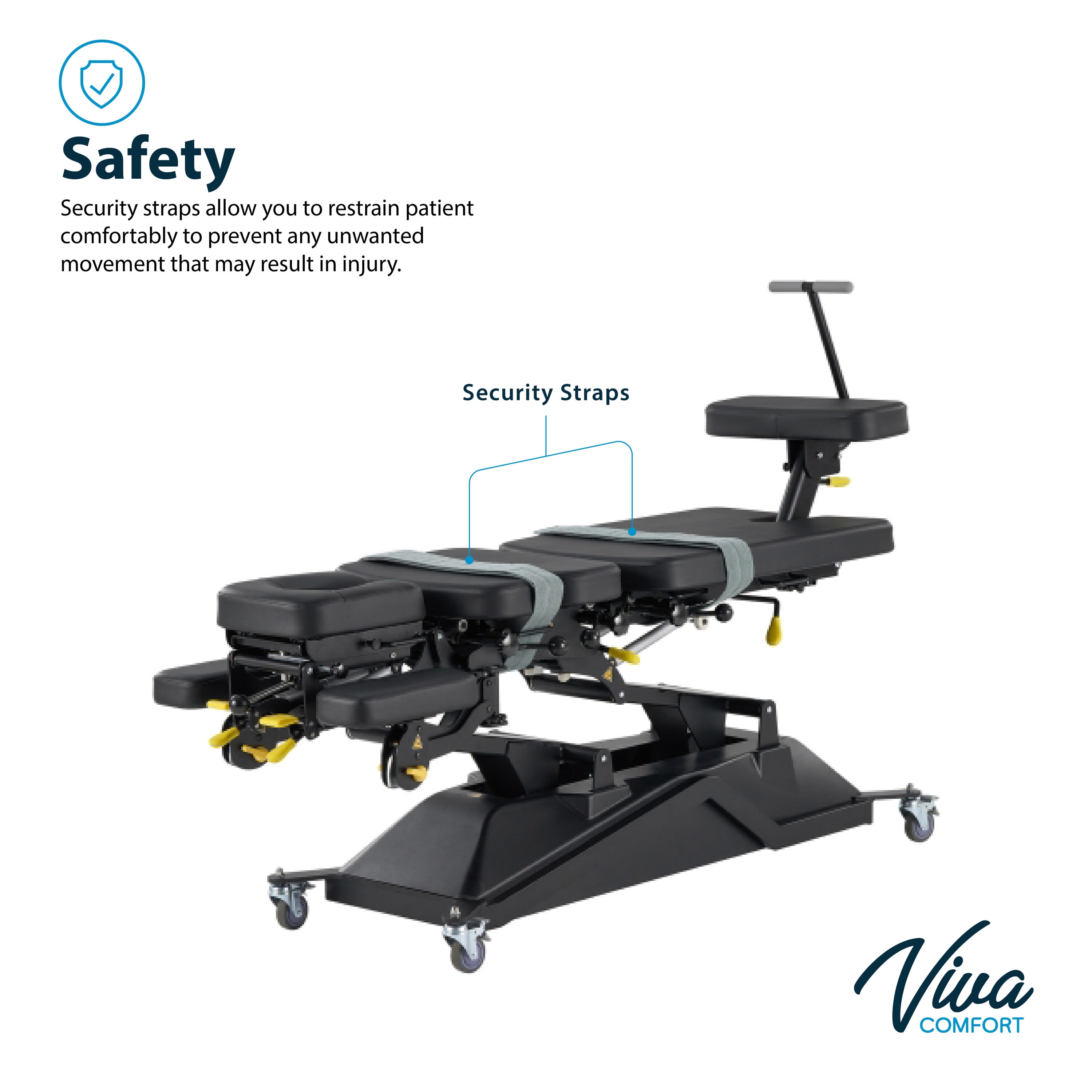 Viva Comfort SpineAxis Black 600-lb Capacity Traction-Flexion 7