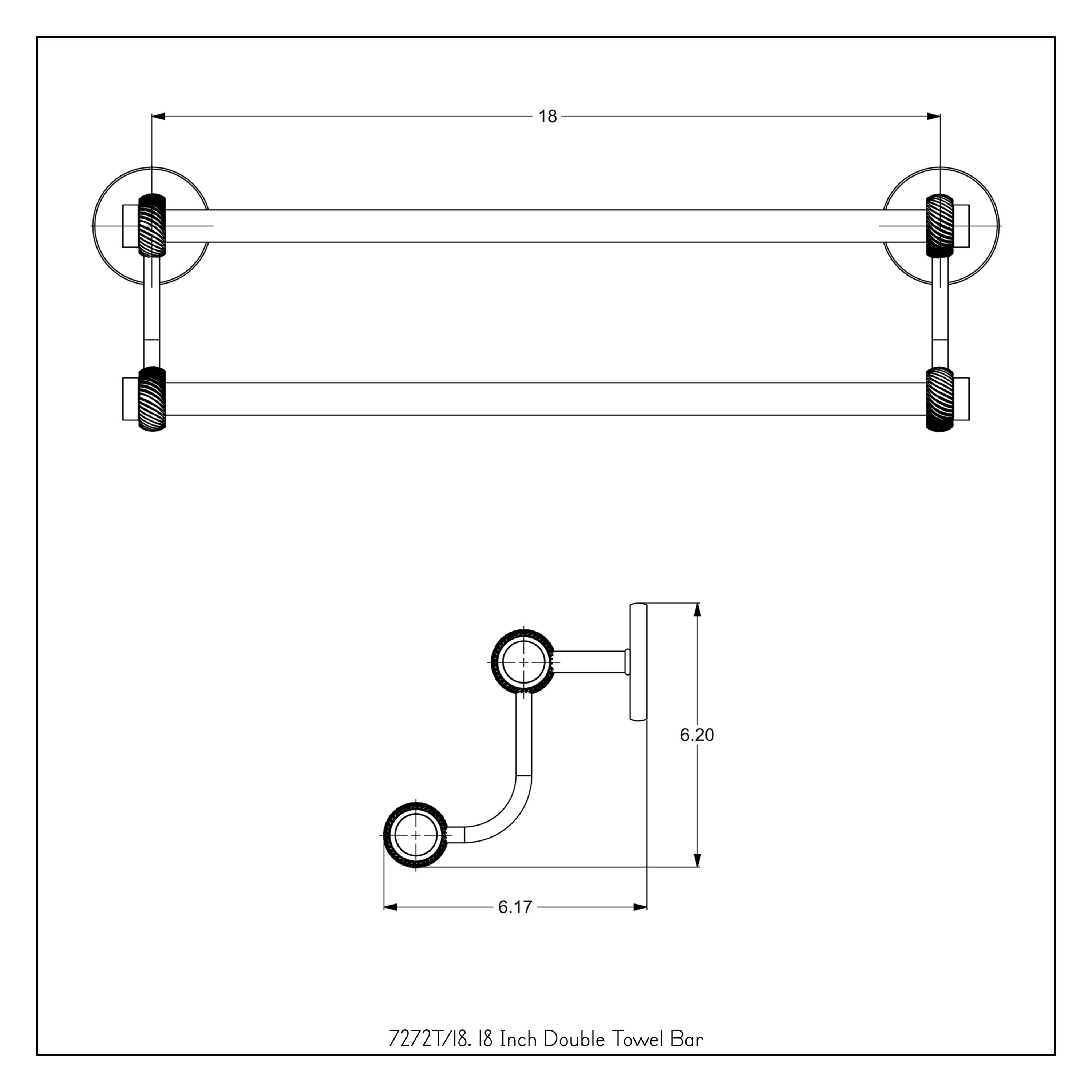 Allied Brass 7272T/18-GYM d060350 - View #3