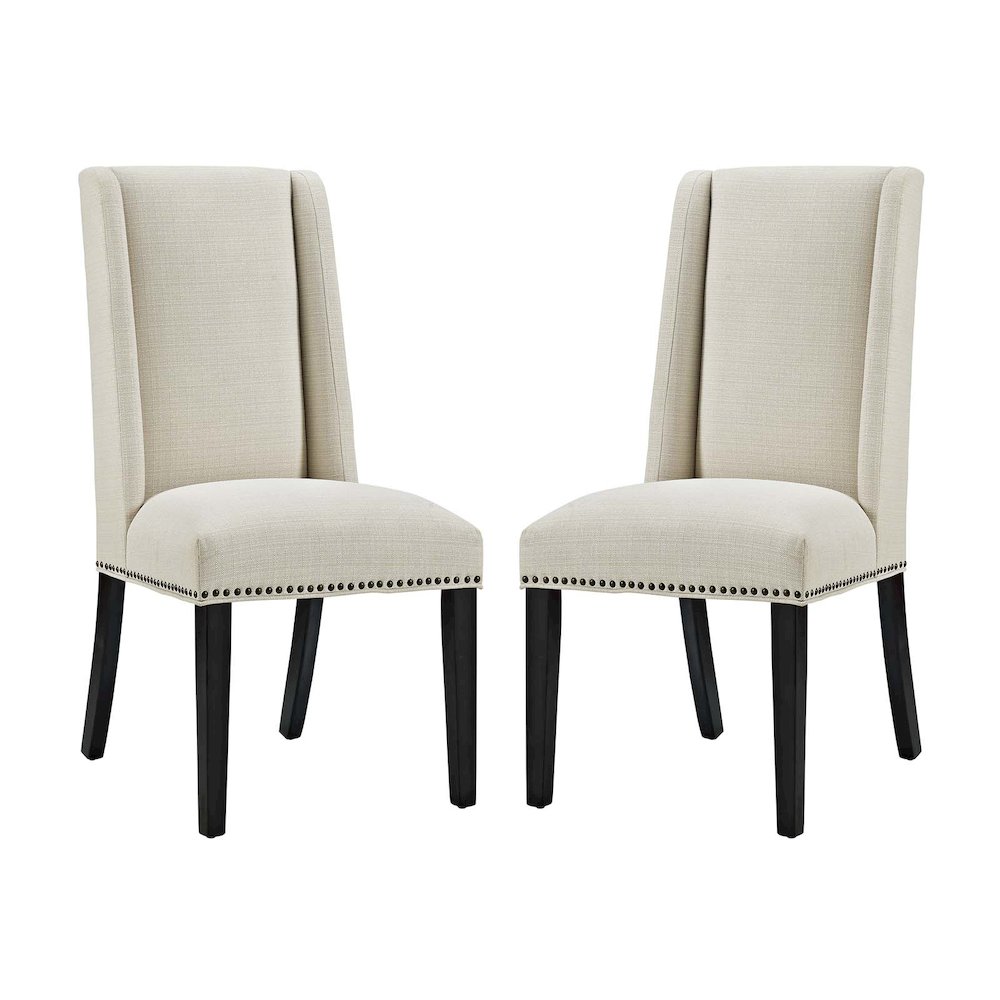 Modway BG3135267 Baron Fabric Dining Chair Set of 2