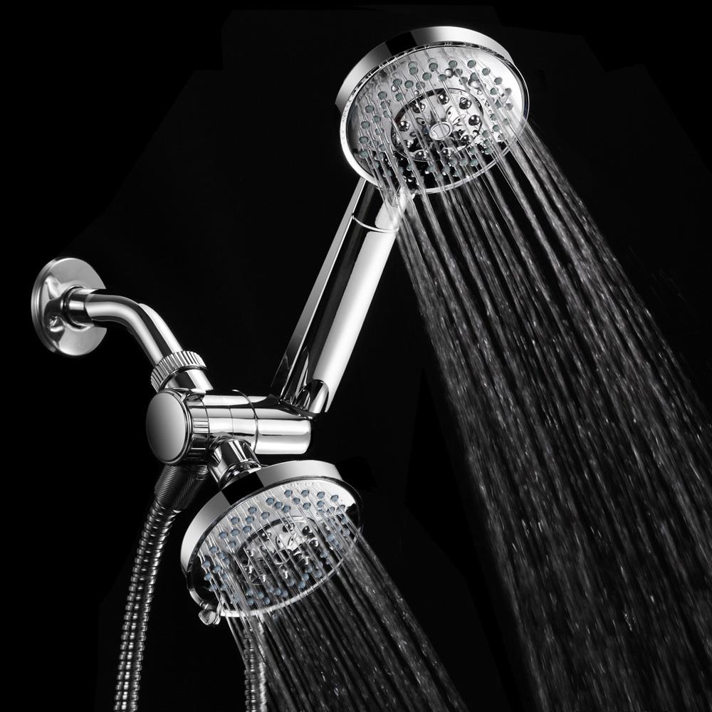 Chrome Dual Shower Head 2.5-GPM (9.5-LPM) in the Shower Heads ...