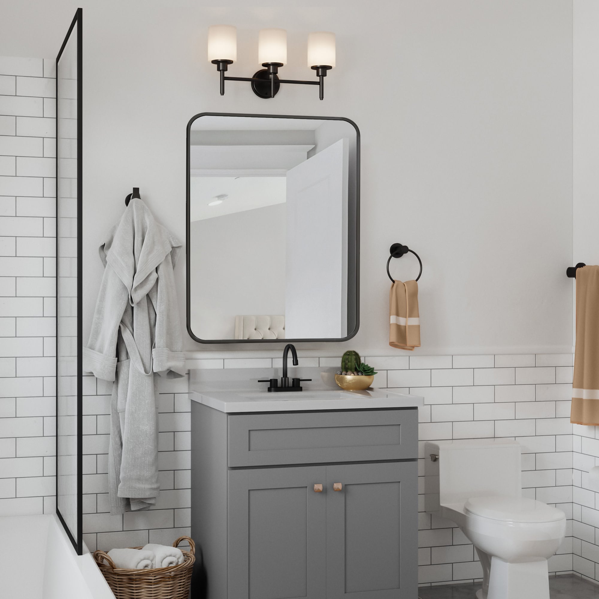 Design House 596718-BLK Framed-Bath-Mirrors - View #8
