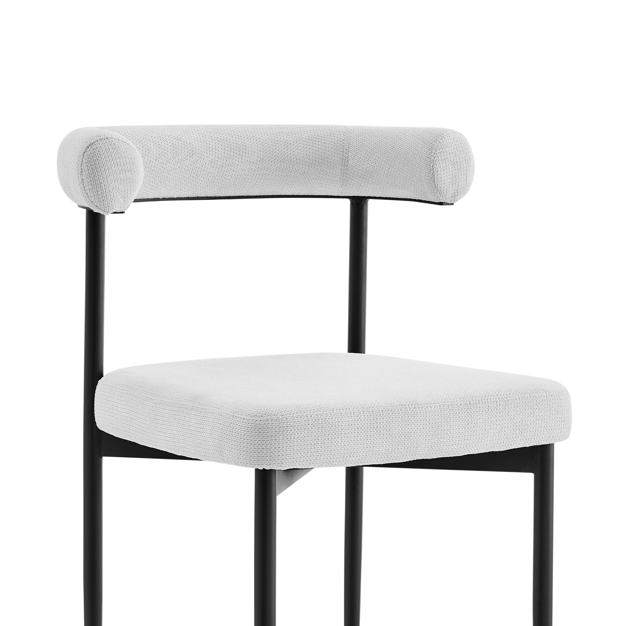 Armen Living LCSNSIBLKCR Dining-Chairs - View #5