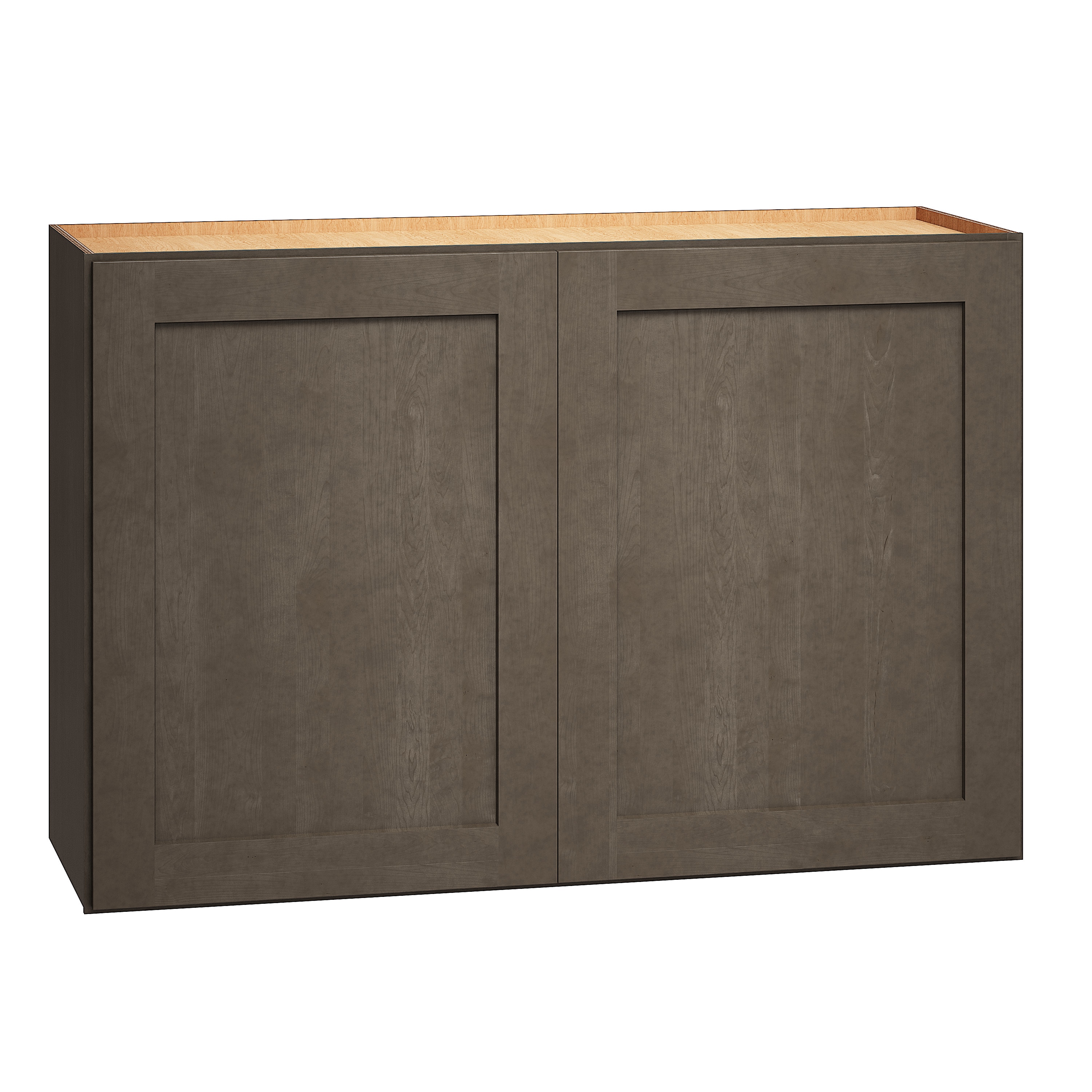 RELIABILT 334 W3624 Pinnacle 36-in W x 24-in H x 12-in D Stain Wall Fully assembled Plywood Cabinet (Recessed Panel Slab)