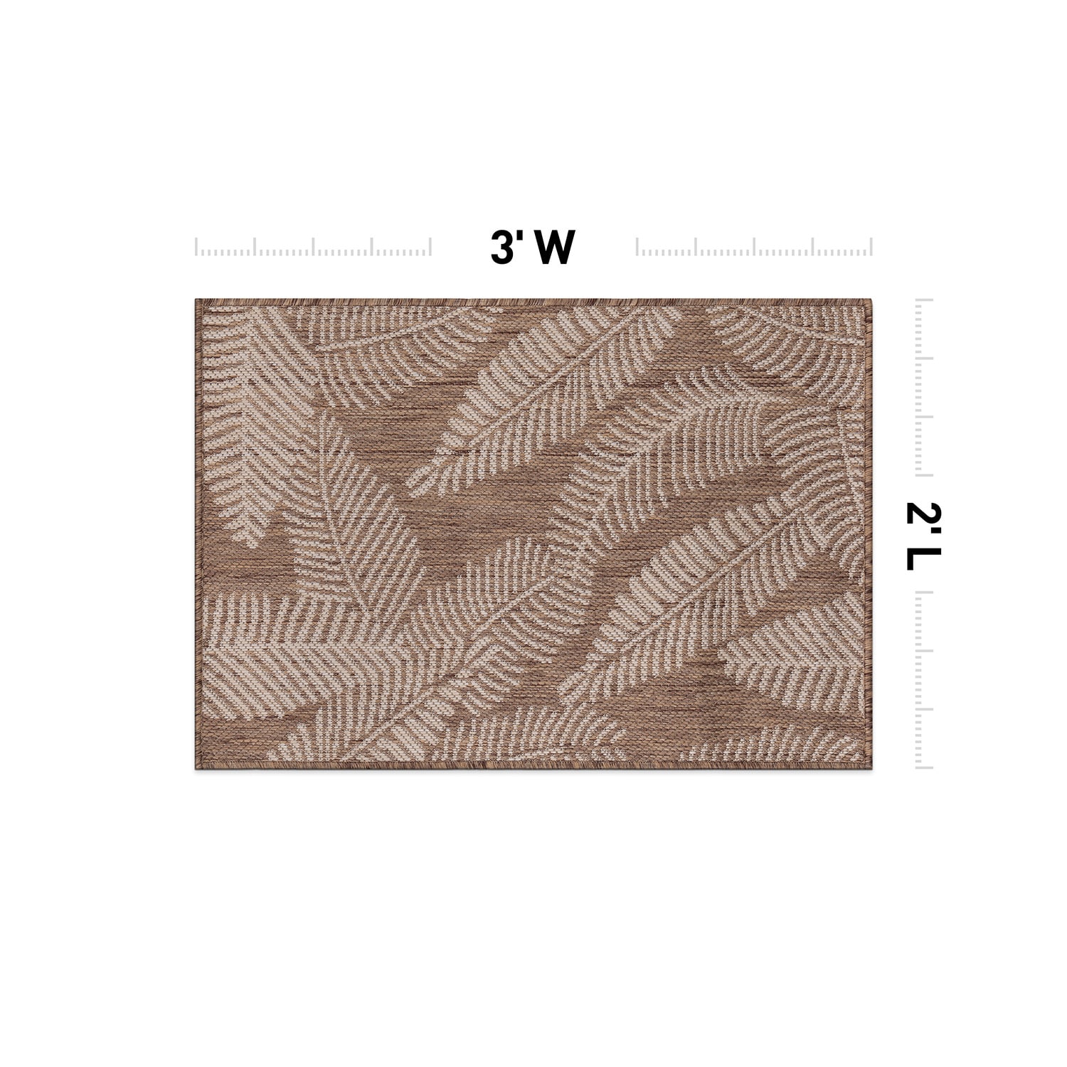 World Rug Gallery 114BROWN2X3 rugs - View #3