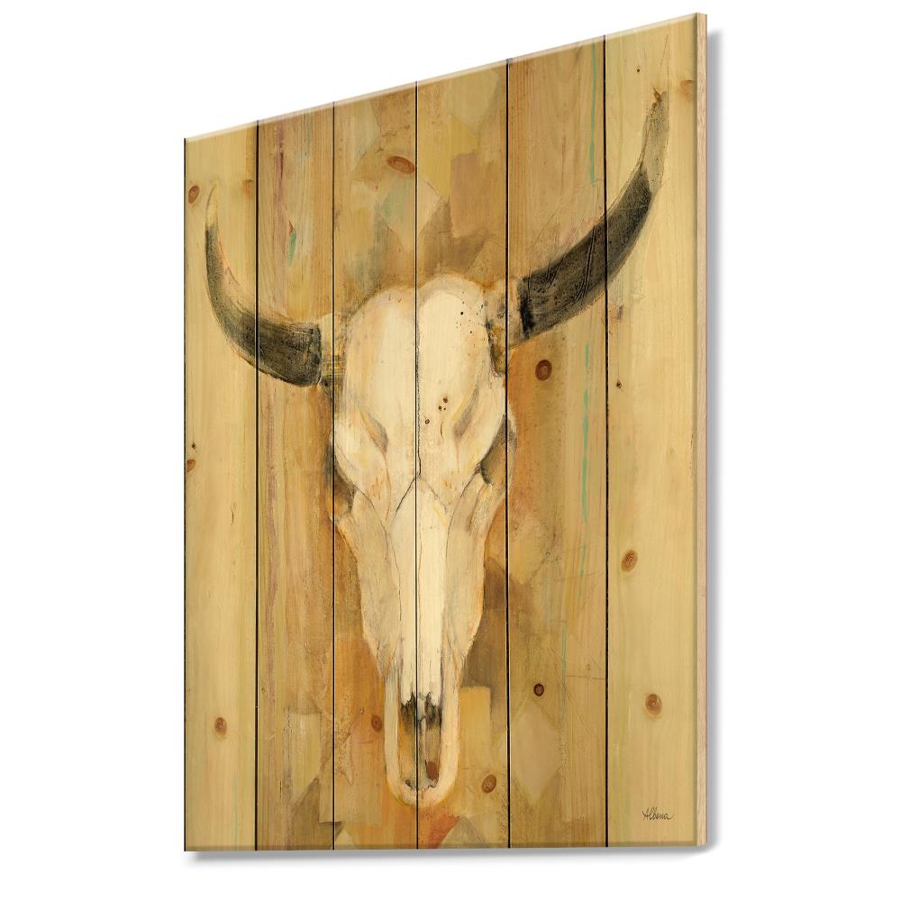 Designart WD30138-36-46 46-Inches H x 36-Inches W Animals Wood Print