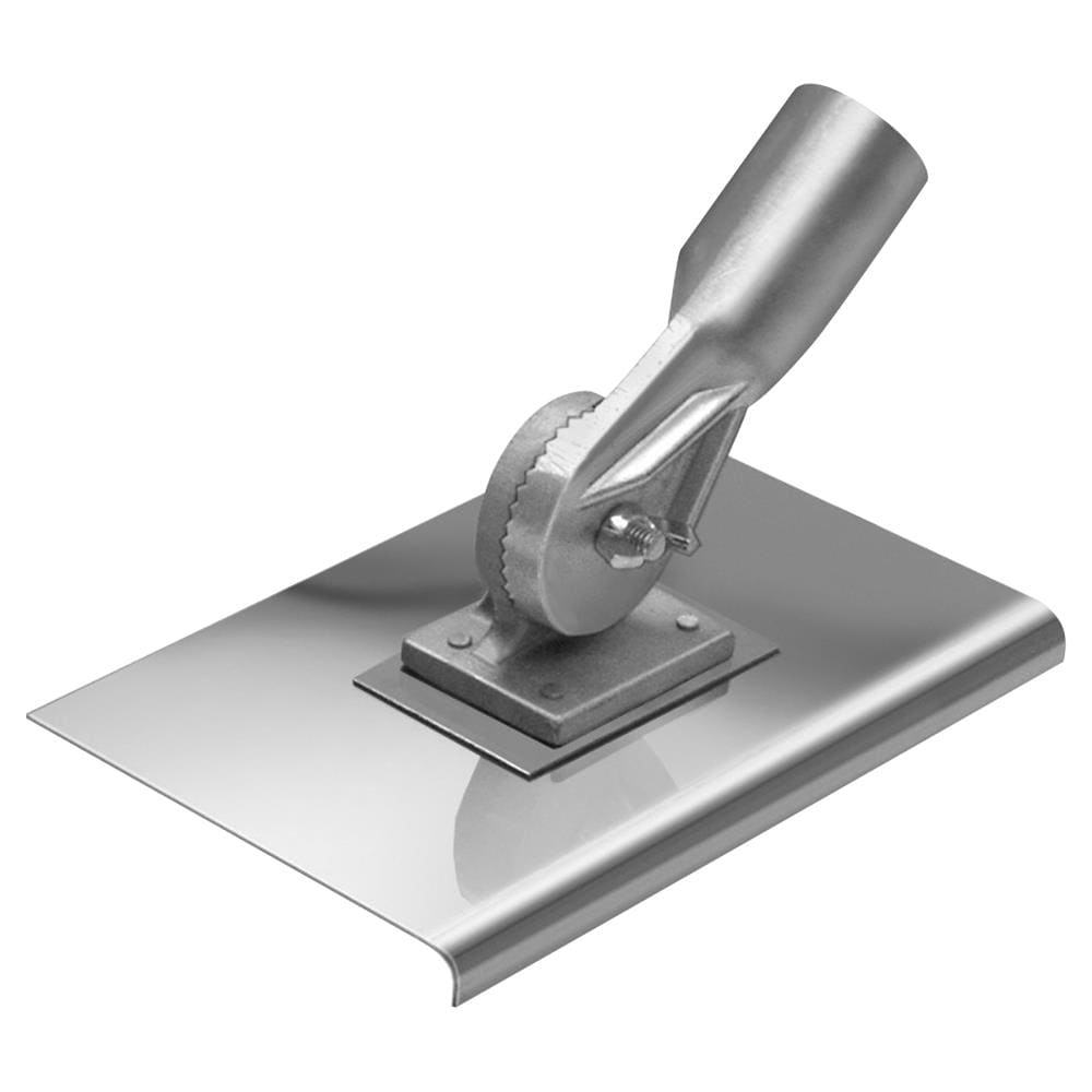 Kraft Tool CC037 10-Inches x 10-Inches Stainless steel Concrete Edger with 0.5-Inches Radius