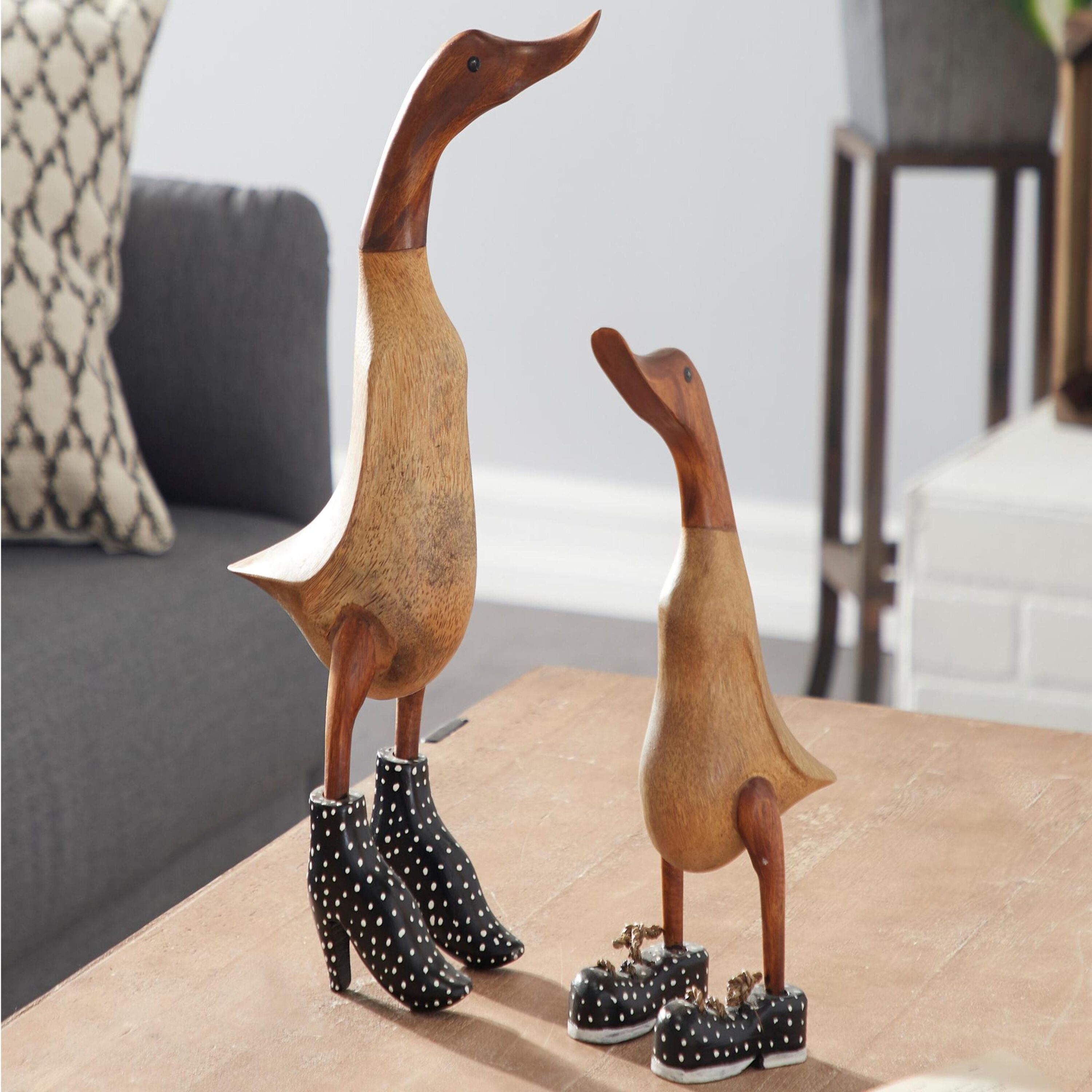 Grayson Lane 28425 2 -Pack Brown Rayon from bamboo Farmhouse Sculpture