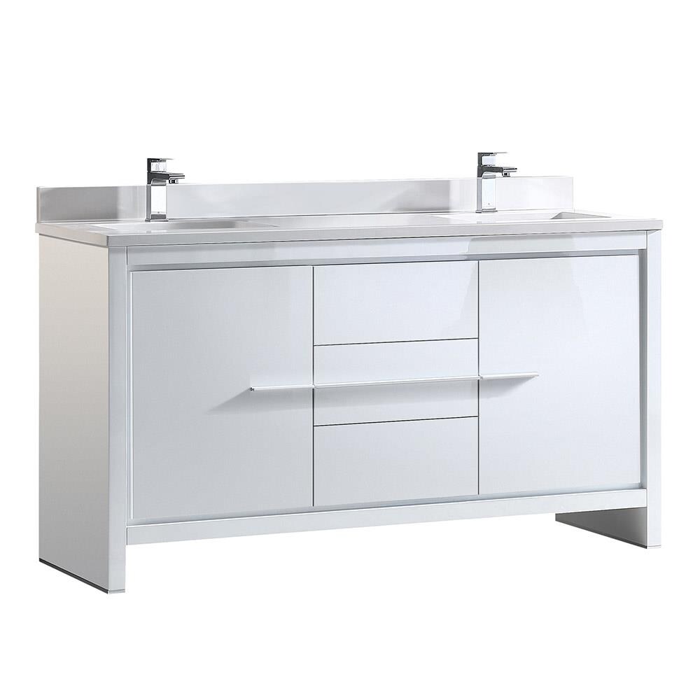 Fresca FCB8119WH-CWH-U Bath-Vanity-Combo - View #2