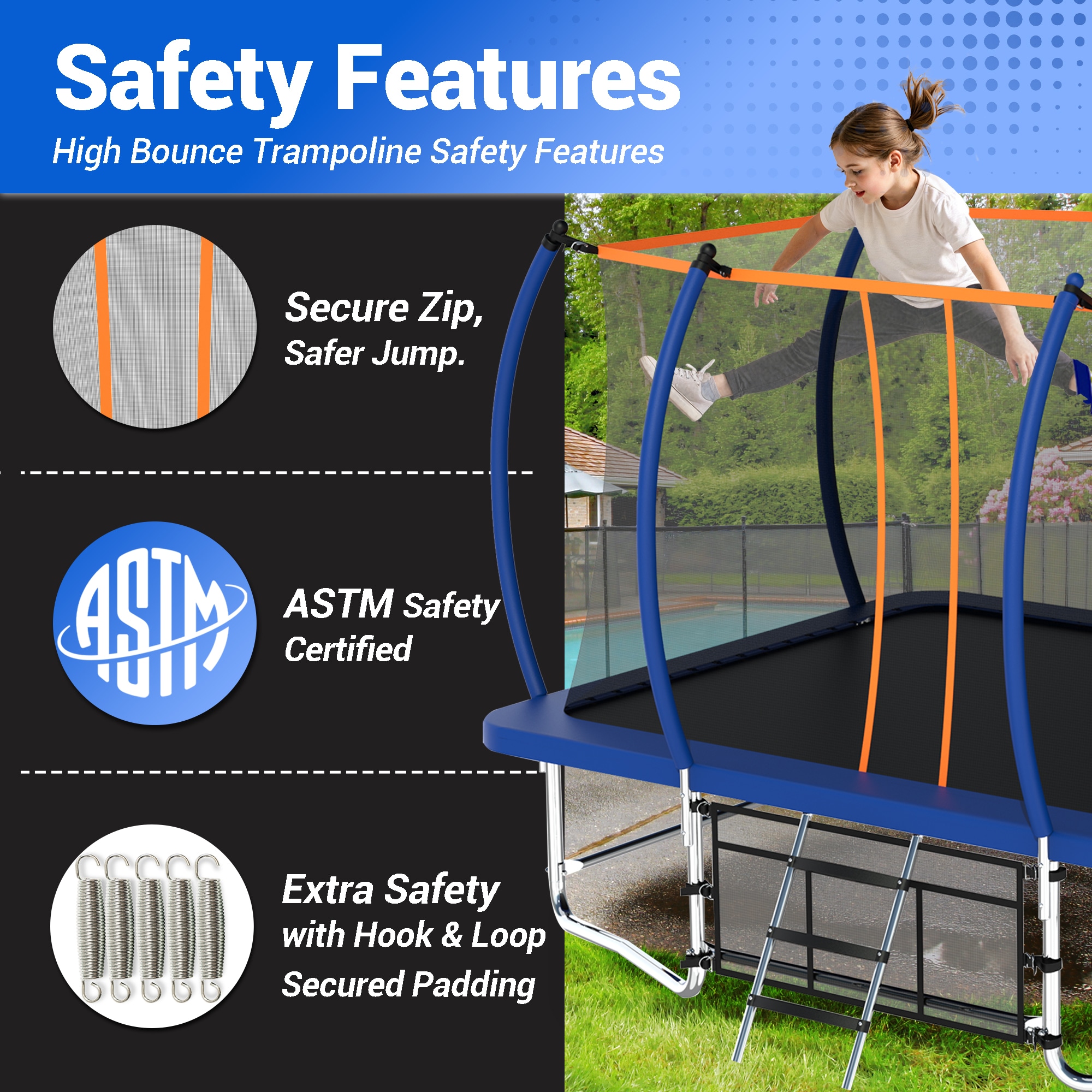 Fun Orange FUN25BC55 trampolines - View #3