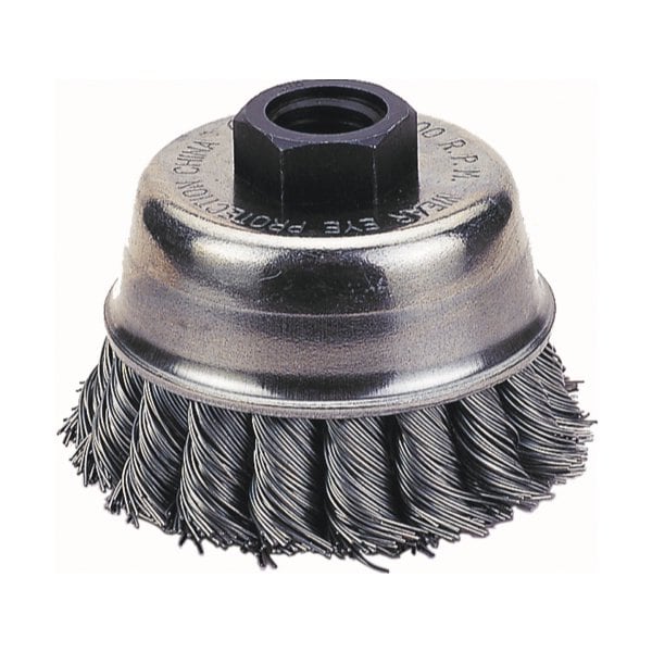 Firepower 4-in Dia Knotted Wire Cup Brush in the Wire Wheels & Buffers ...