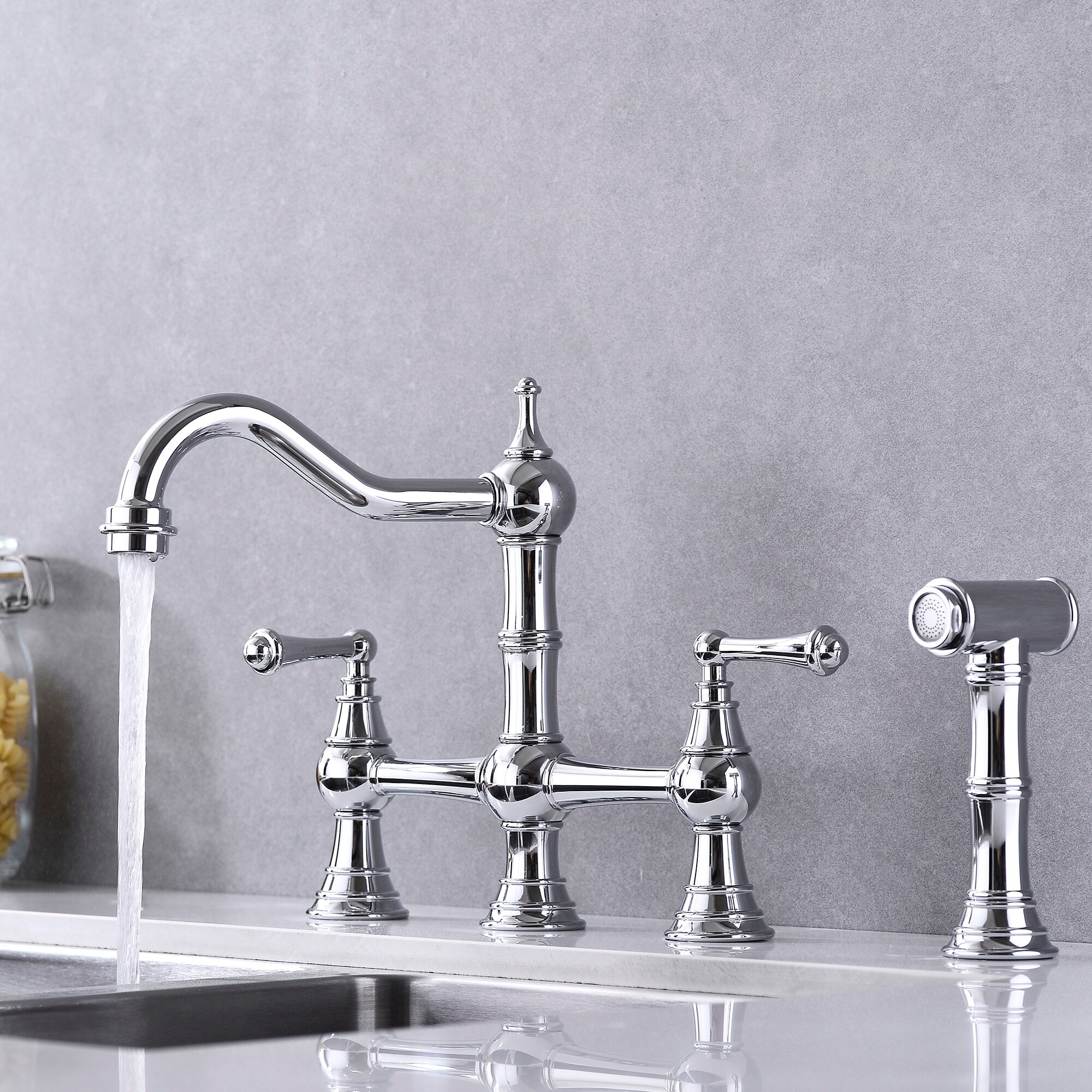 Mondawe MO278DT-CH Kitchen-Faucets - View #2