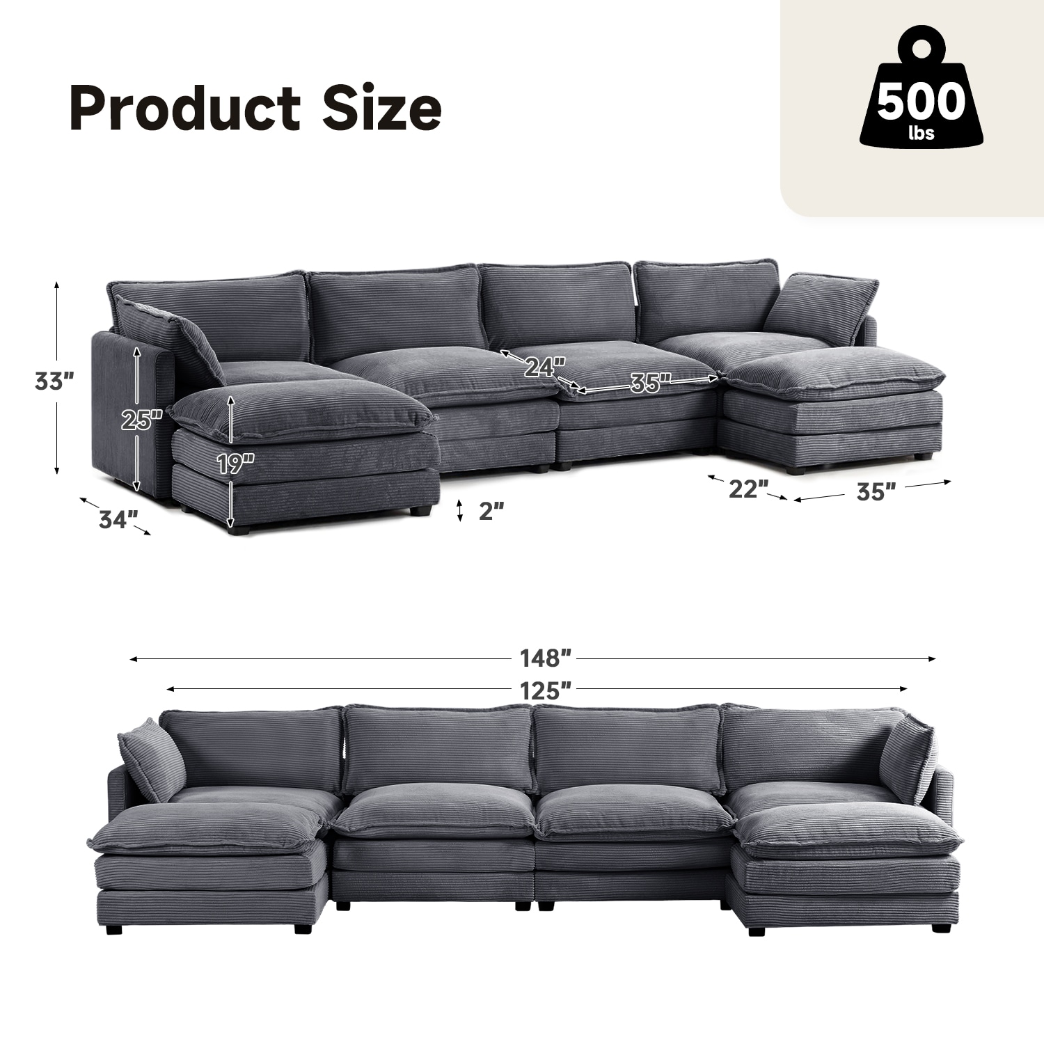 JEAREY JE-DXRZJSF-YW Sofas-Loveseats - View #4
