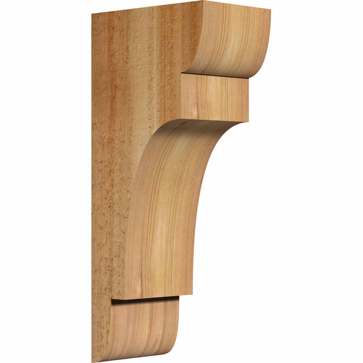 Ekena Millwork COR04X06X14NEB00RWR 4-in x 6-in x 14-in New brighton Unfinished Western red cedar Wood Paintable/Stainable Corbel