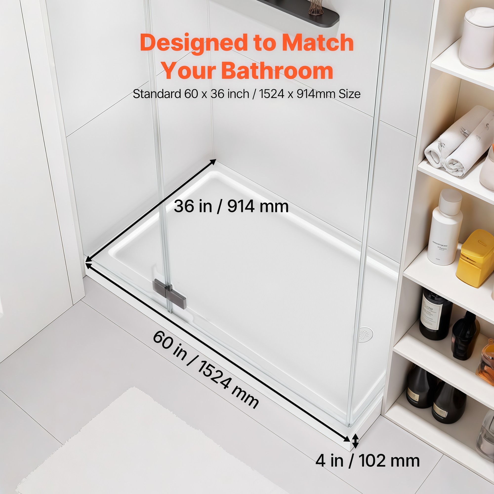 Numhew NHWILL2924 Shower-Floors - View #2